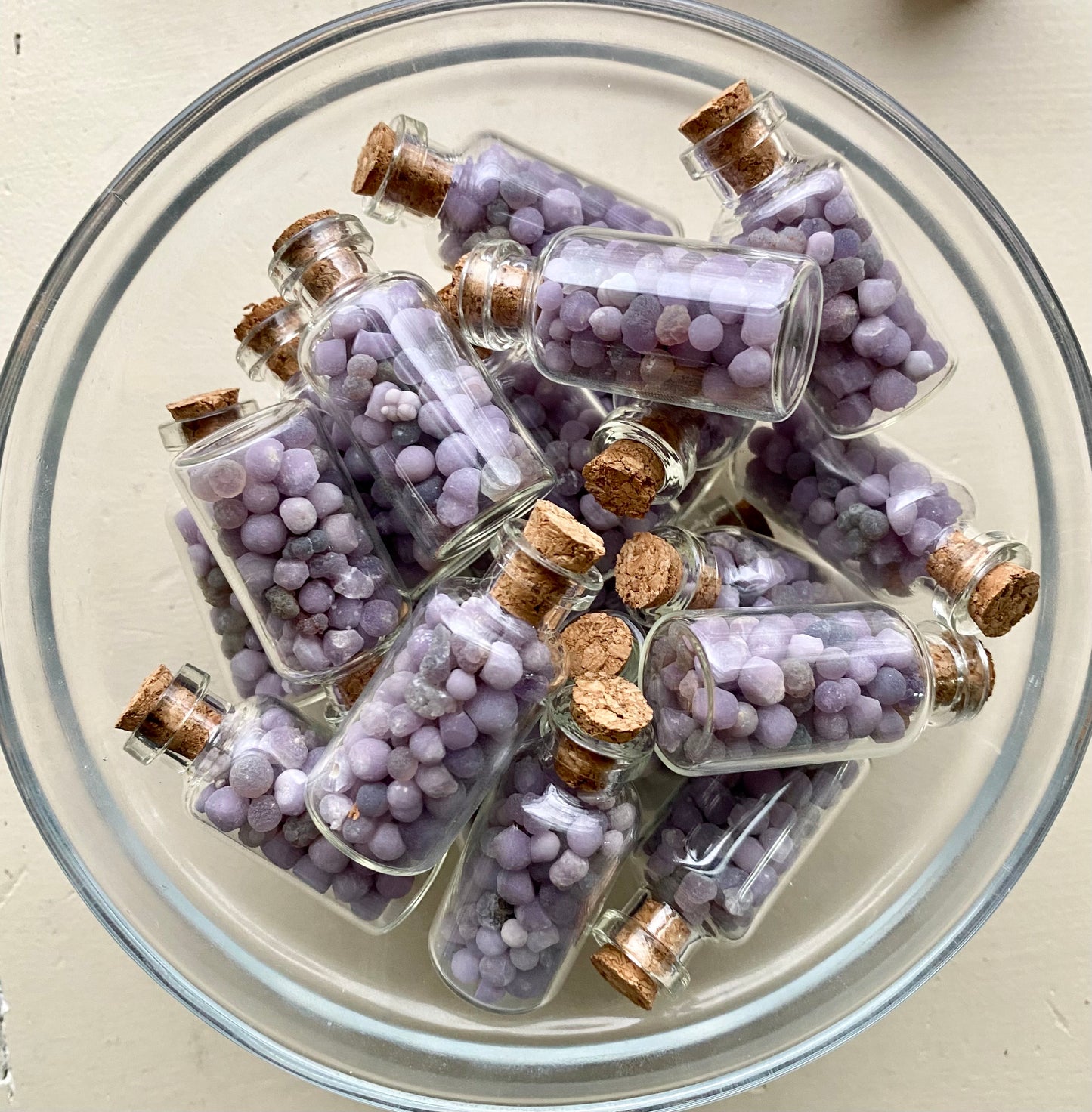 Grape Agate Bottles-Choose you Size| 1 Grape Agate Bottle