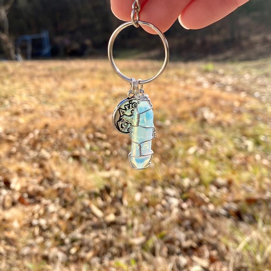 Crystal Zodiac Keychains| Choose your sign and crystal