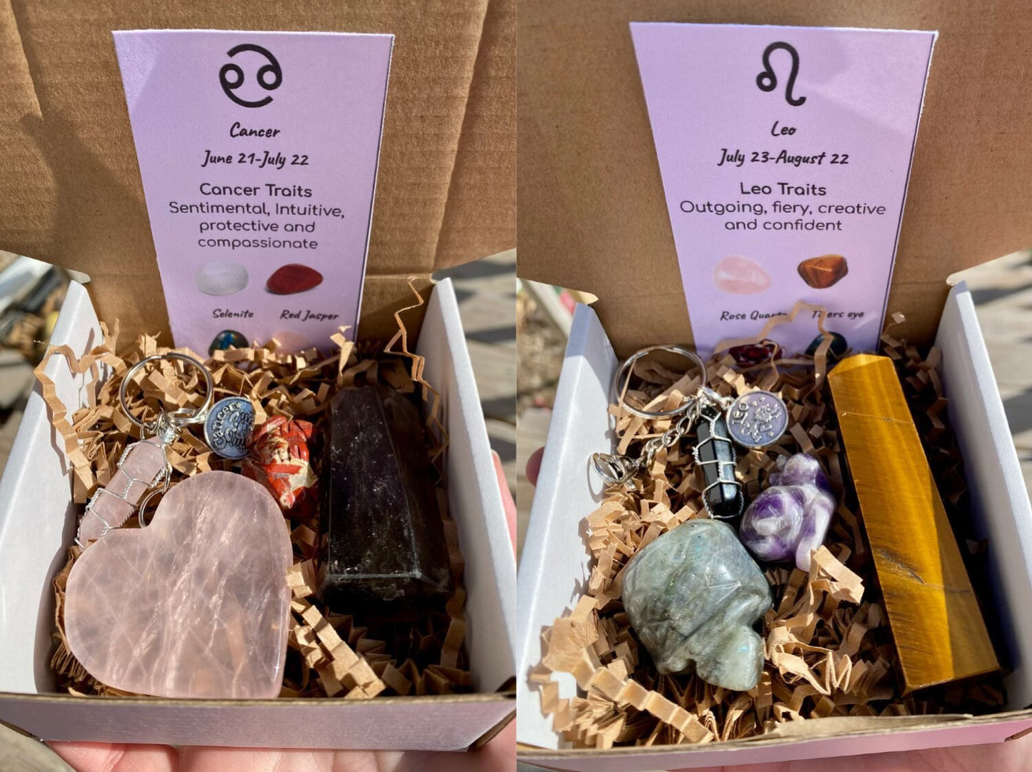 Zodiac Crystal Mystery Box| Zodiac Keychains| Astrological Sign