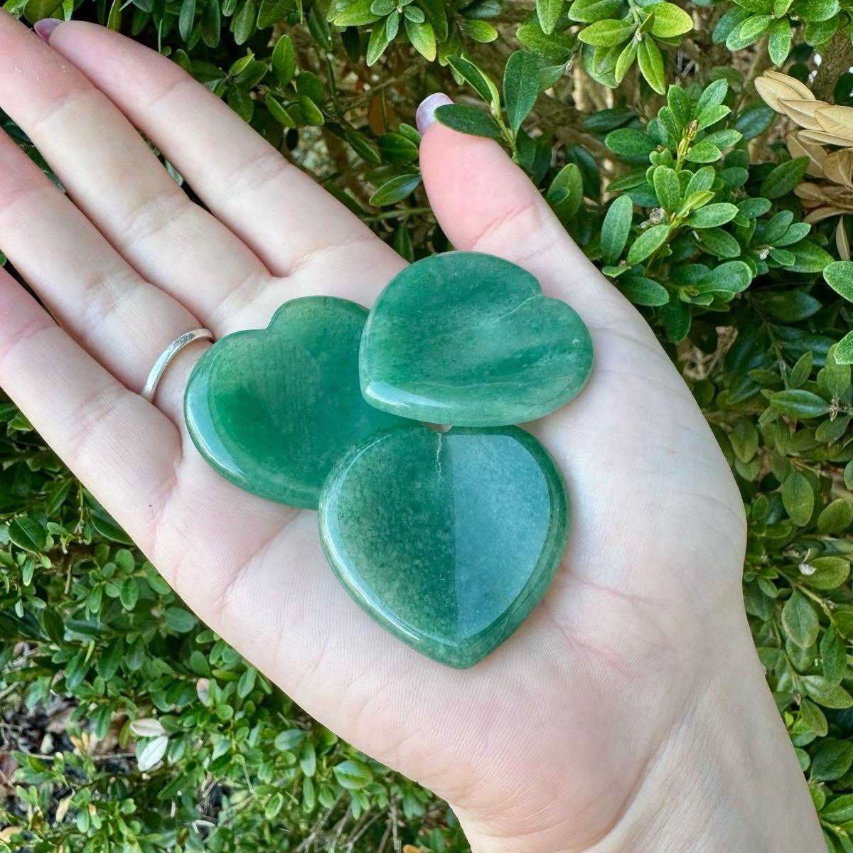 Crystal Worry Stones| Heart Shaped| Oval Shaped