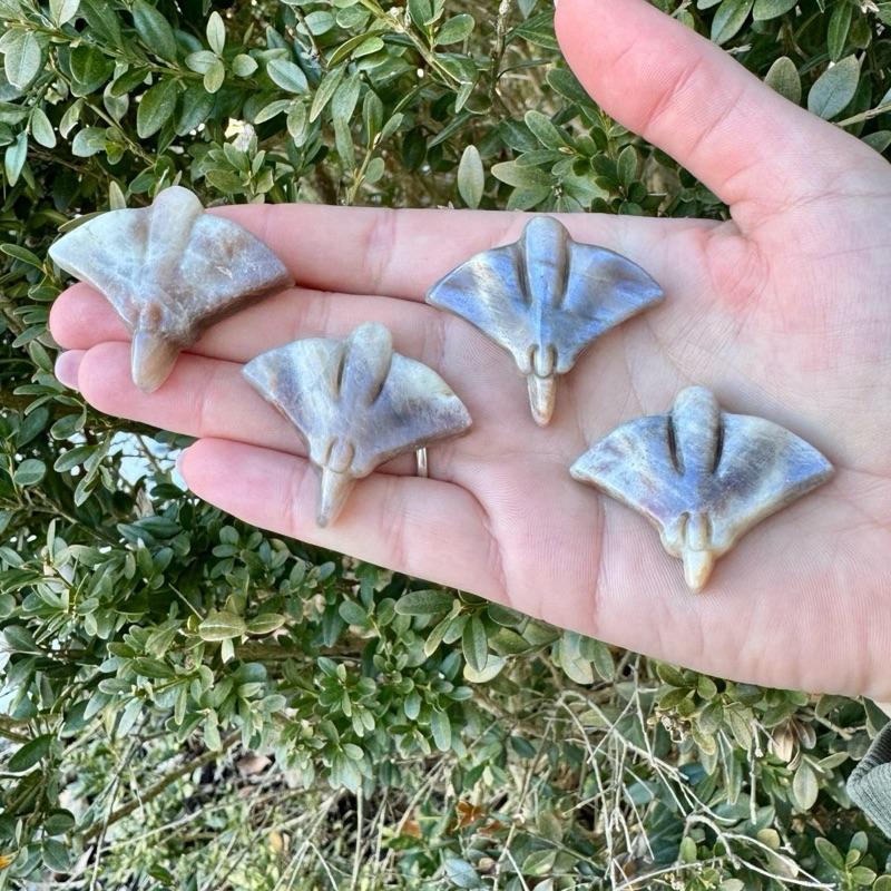 One Labradorite Carving| Fairies| Pegasus| Butterflies