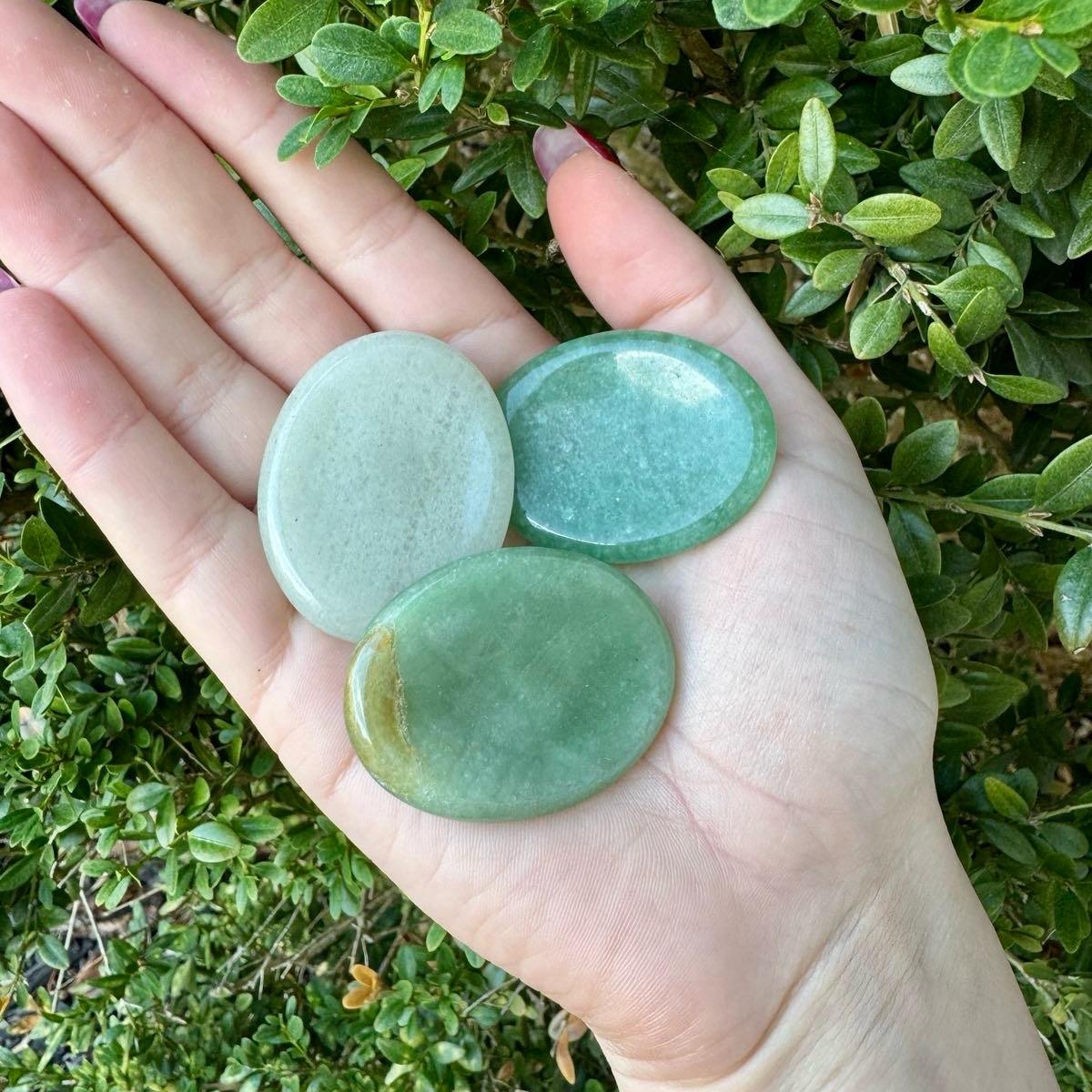 Crystal Worry Stones| Heart Shaped| Oval Shaped