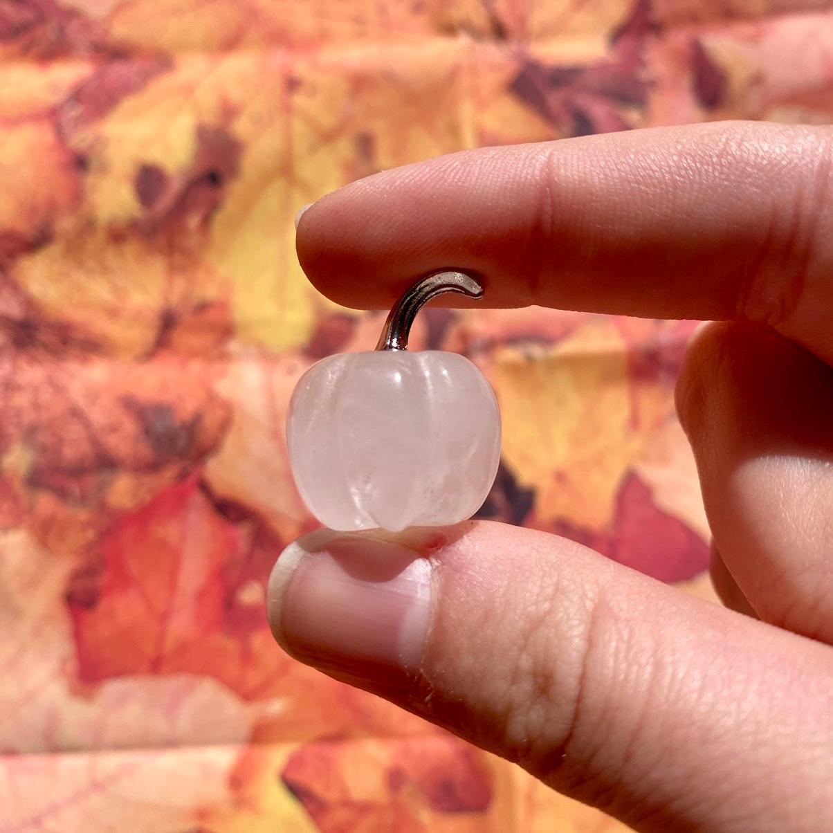 Mini Pumpkin Crystal Carvings
