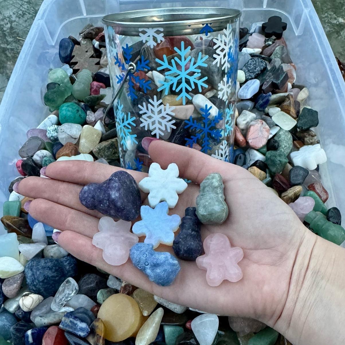 Holiday Crystal Confetti| Christmas Confetti| Snowflakes| Ginger Bread Man| Christmas Trees