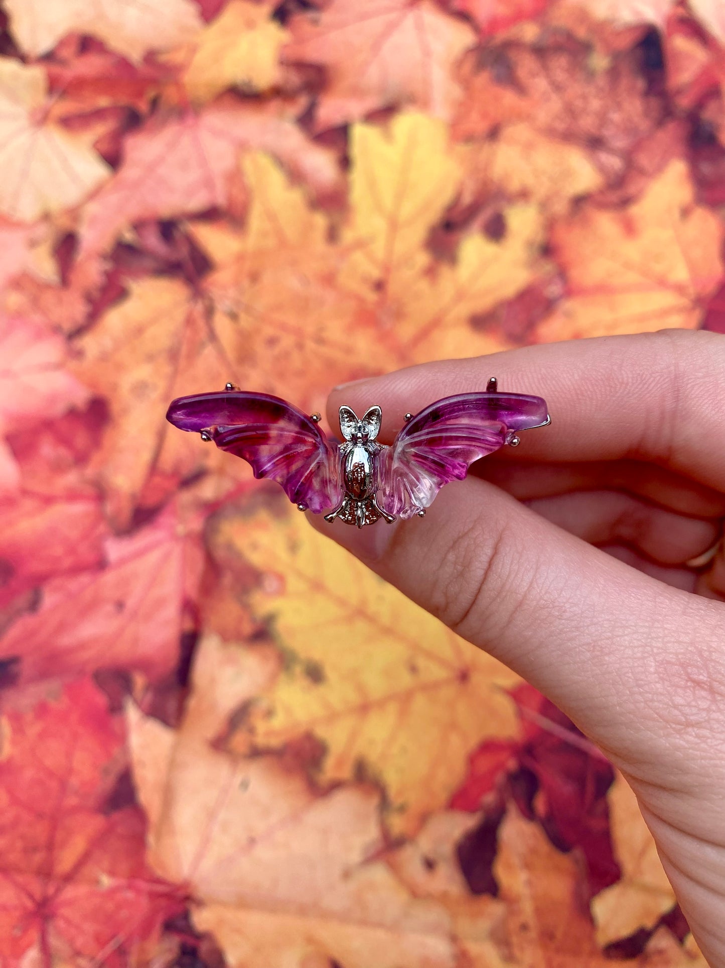 Fluorite Bat Rings