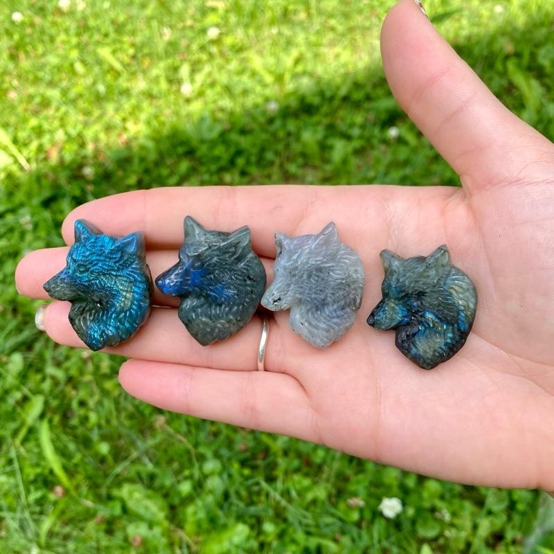 One Labradorite Carving| Fairies| Pegasus| Butterflies