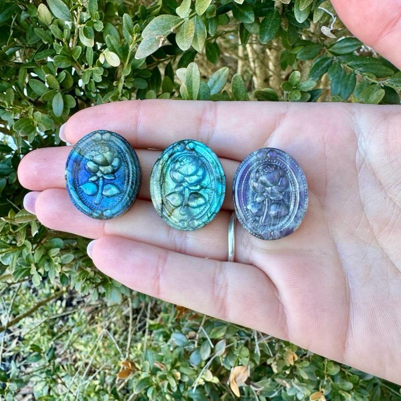 One Labradorite Carving| Fairies| Pegasus| Butterflies