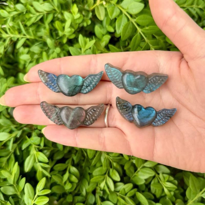 One Labradorite Carving| Fairies| Pegasus| Butterflies