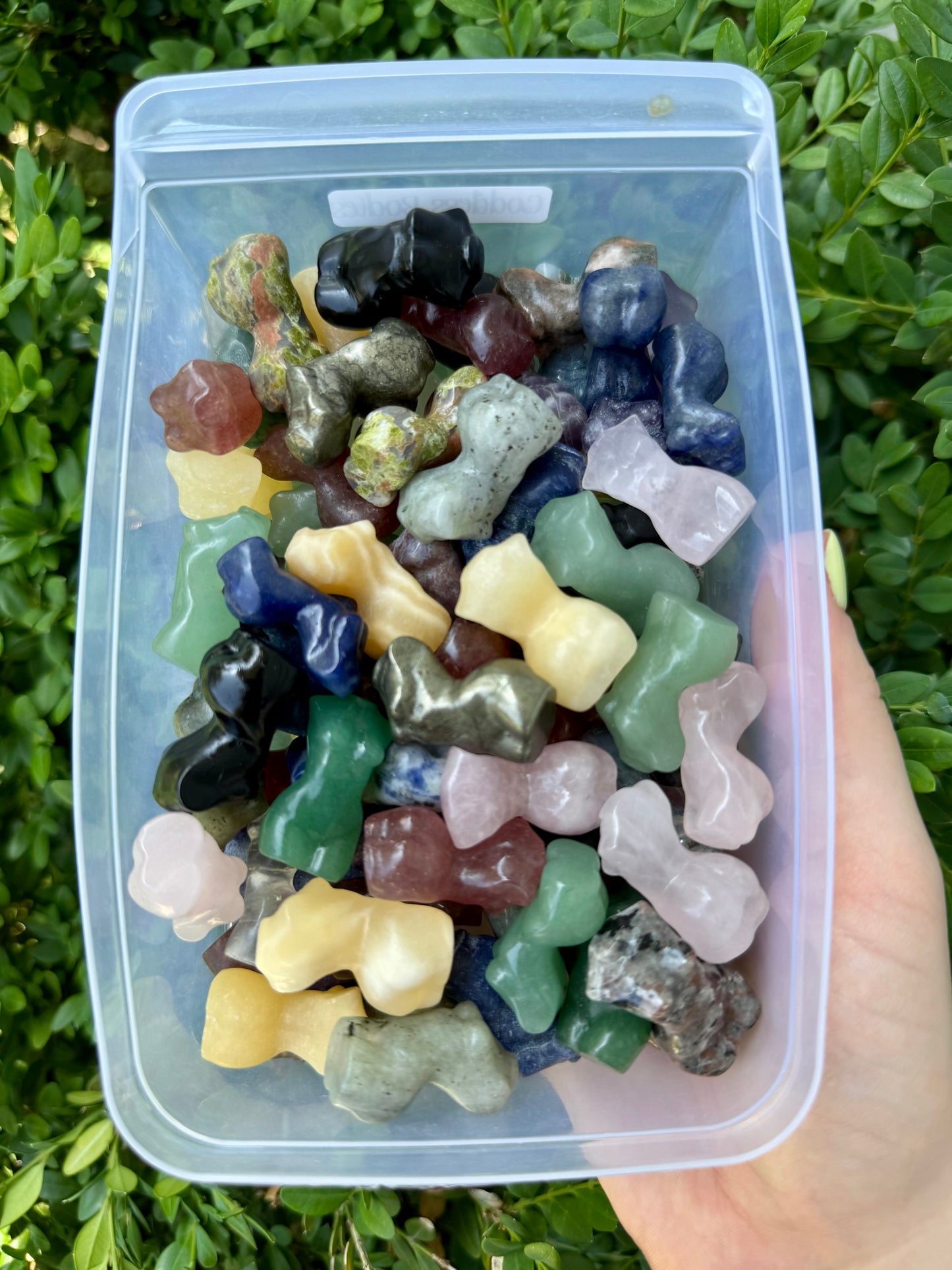 Crystal Goddess Body Carvings| Multiple Sizes| Choose Your Material