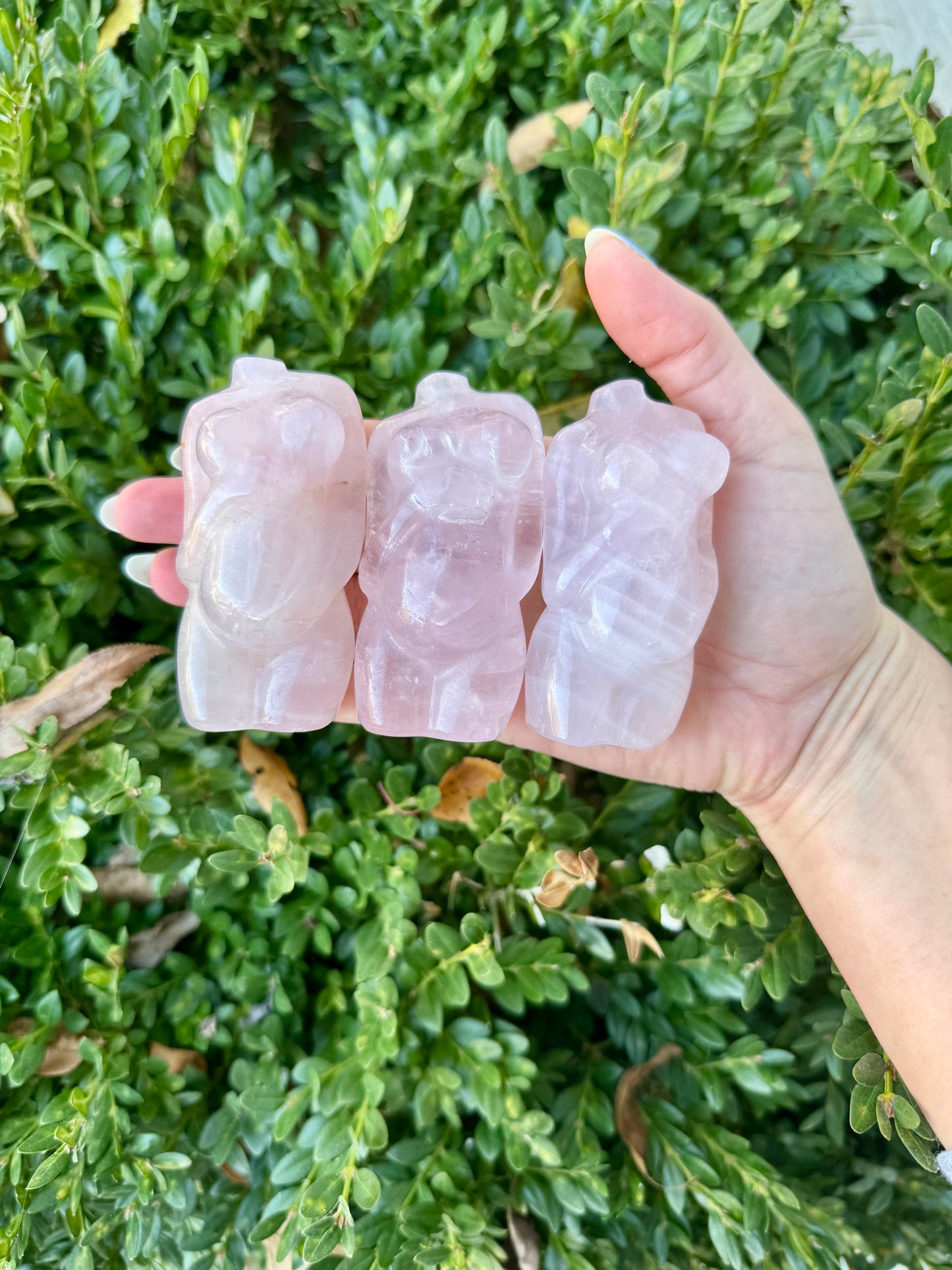 Crystal Goddess Body Carvings| Multiple Sizes| Choose Your Material