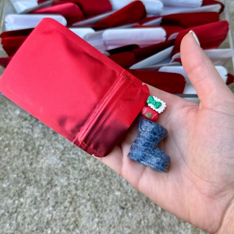 Random Pick Mini Crystal Bags| Possible extra bags| Mini Carvings| Bracelets| Charms