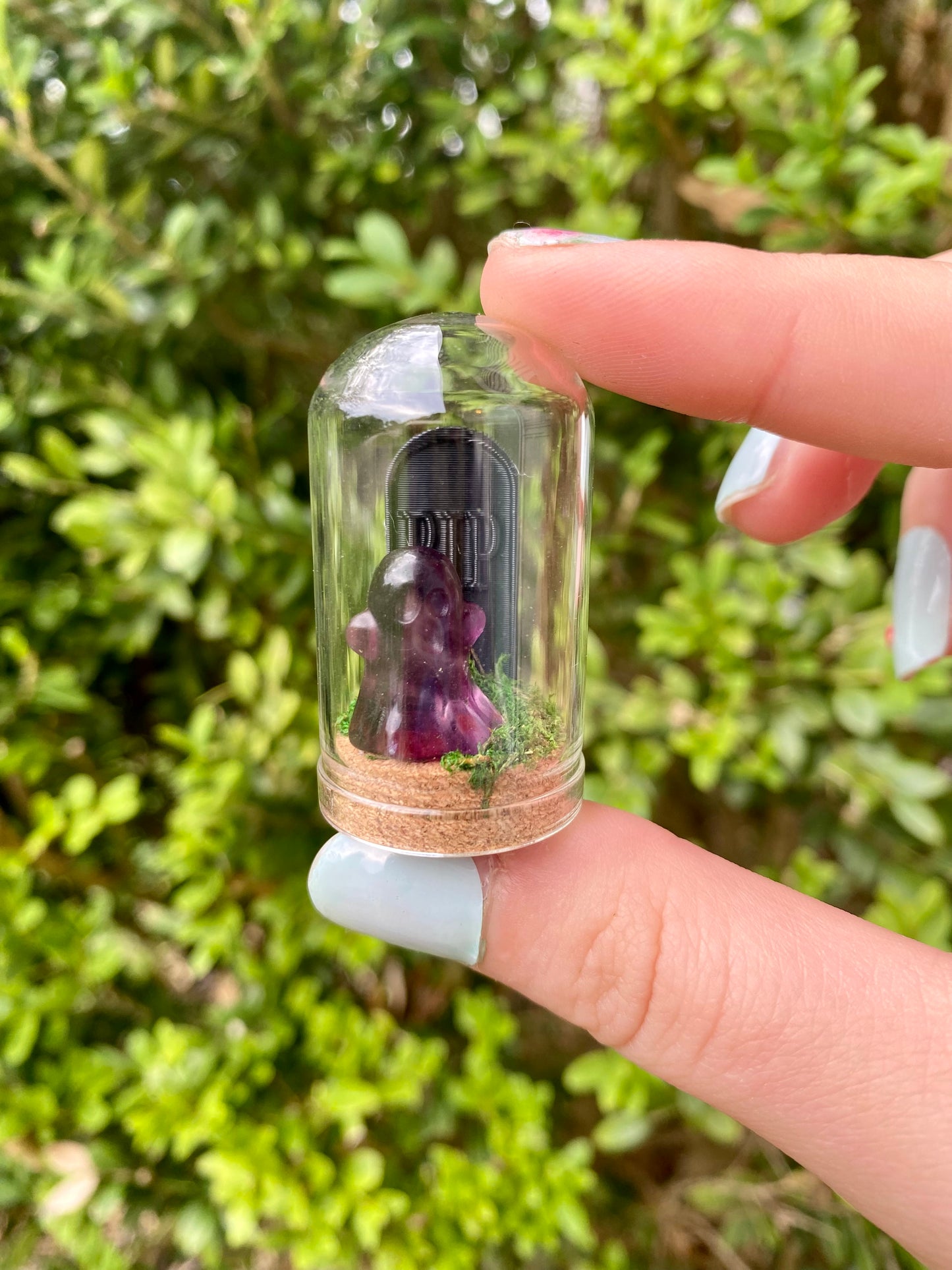 Mini Fluorite Ghost Terrariums