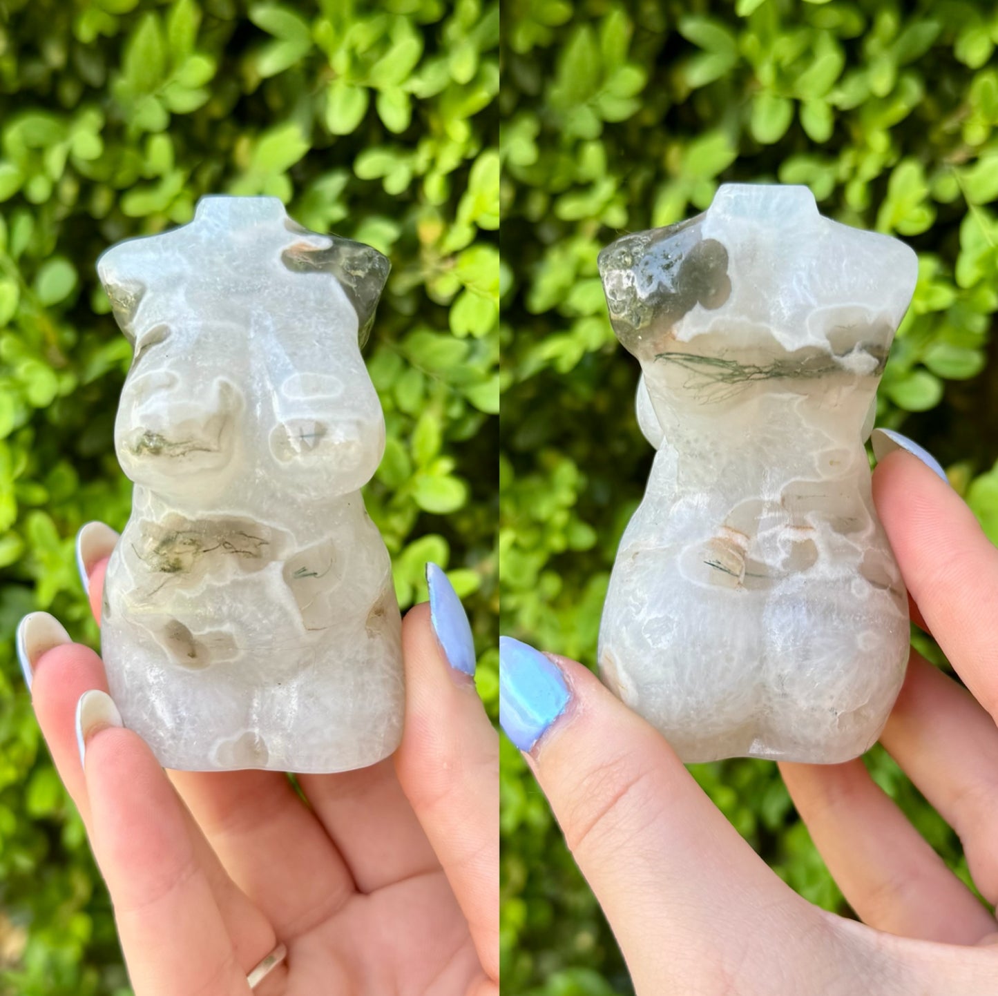 Crystal Goddess Body Carvings| Multiple Sizes| Choose Your Material