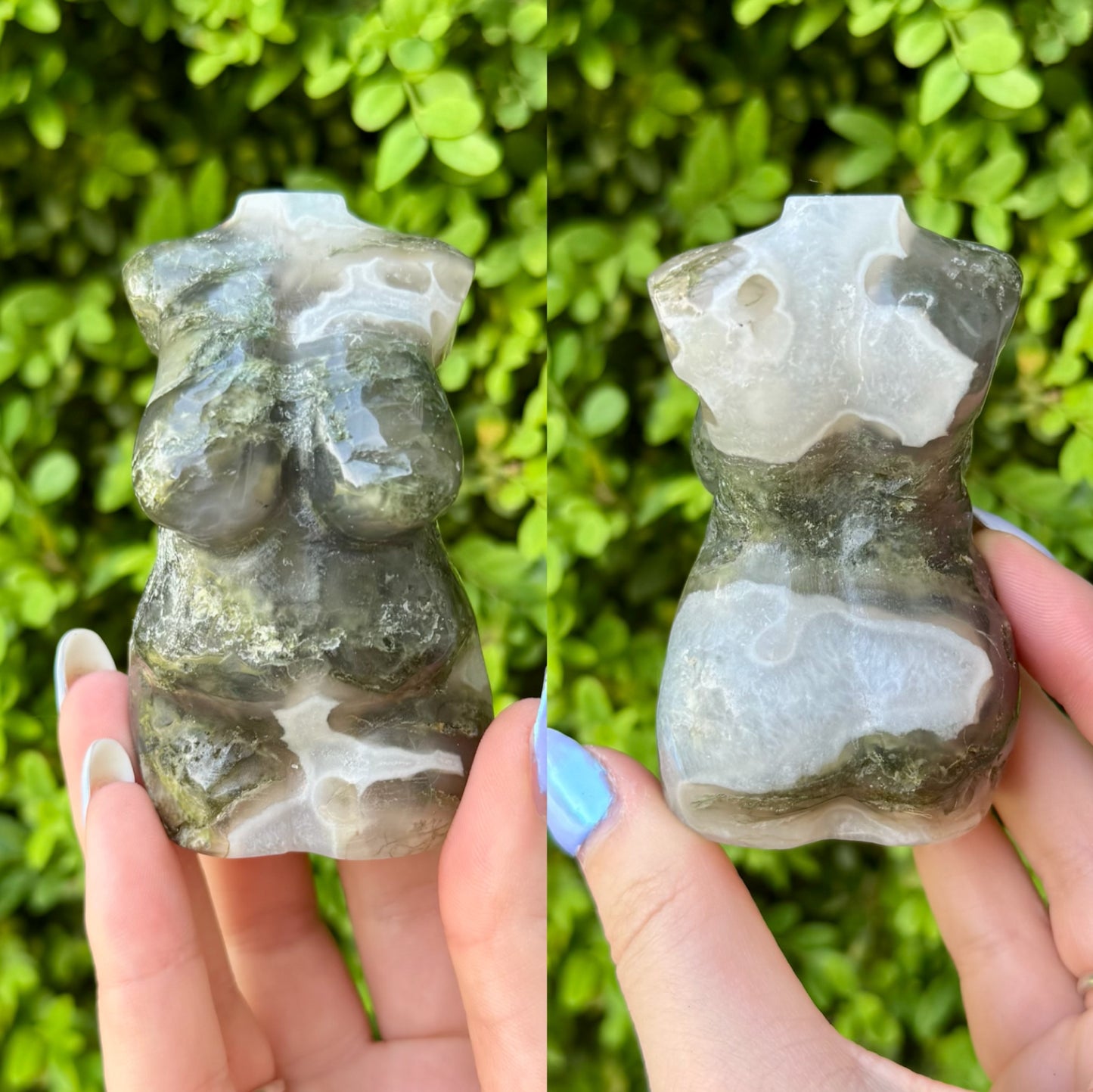Crystal Goddess Body Carvings| Multiple Sizes| Choose Your Material