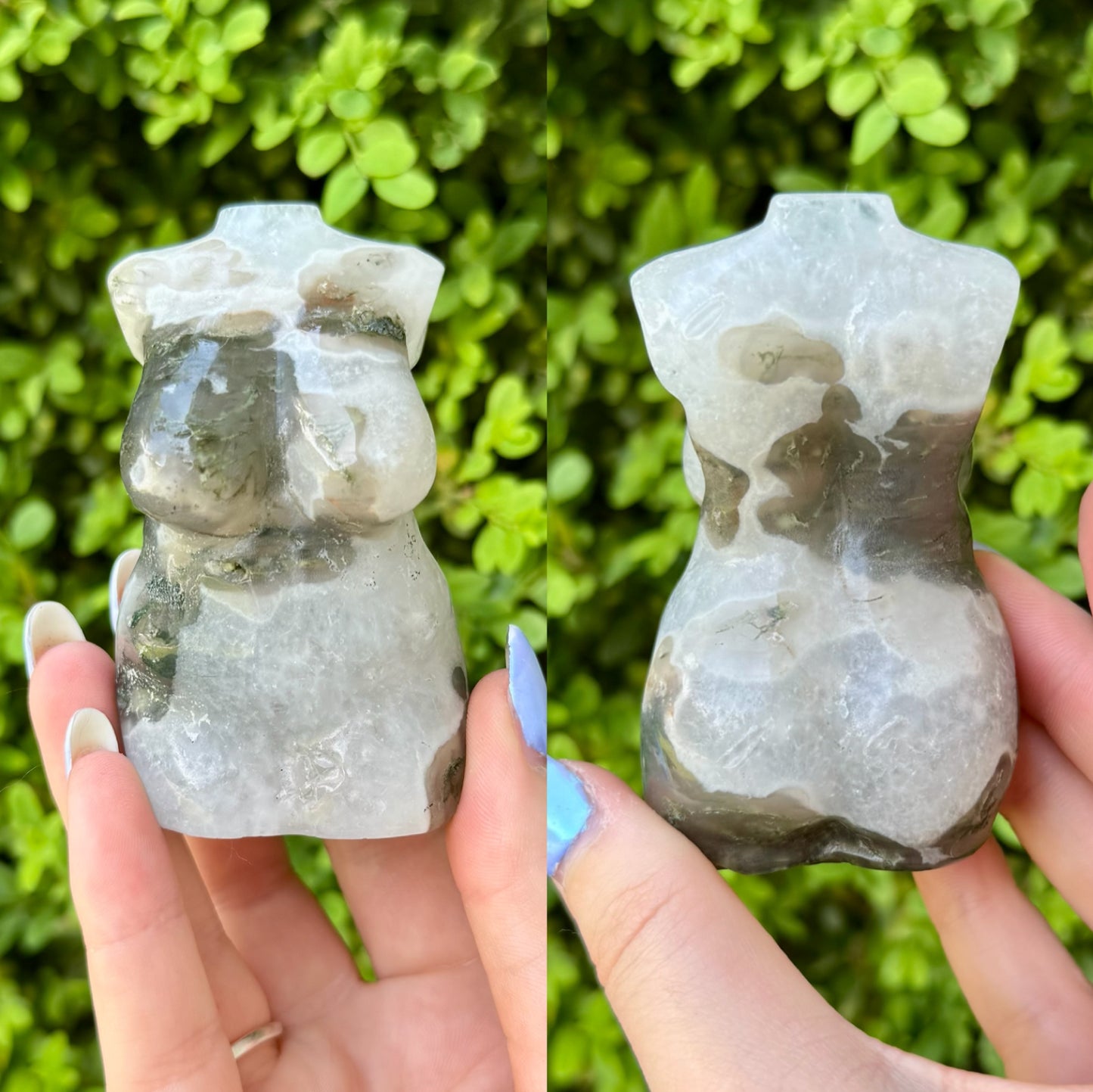 Crystal Goddess Body Carvings| Multiple Sizes| Choose Your Material