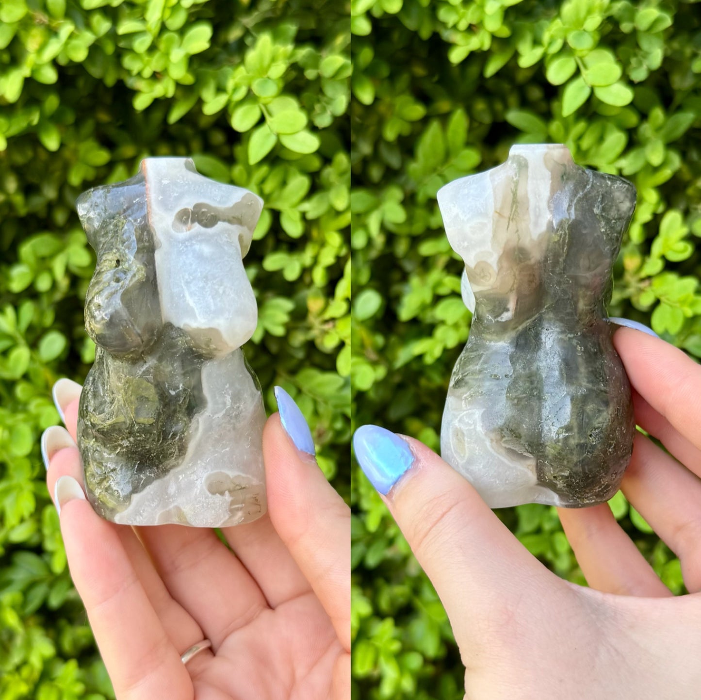 Crystal Goddess Body Carvings| Multiple Sizes| Choose Your Material