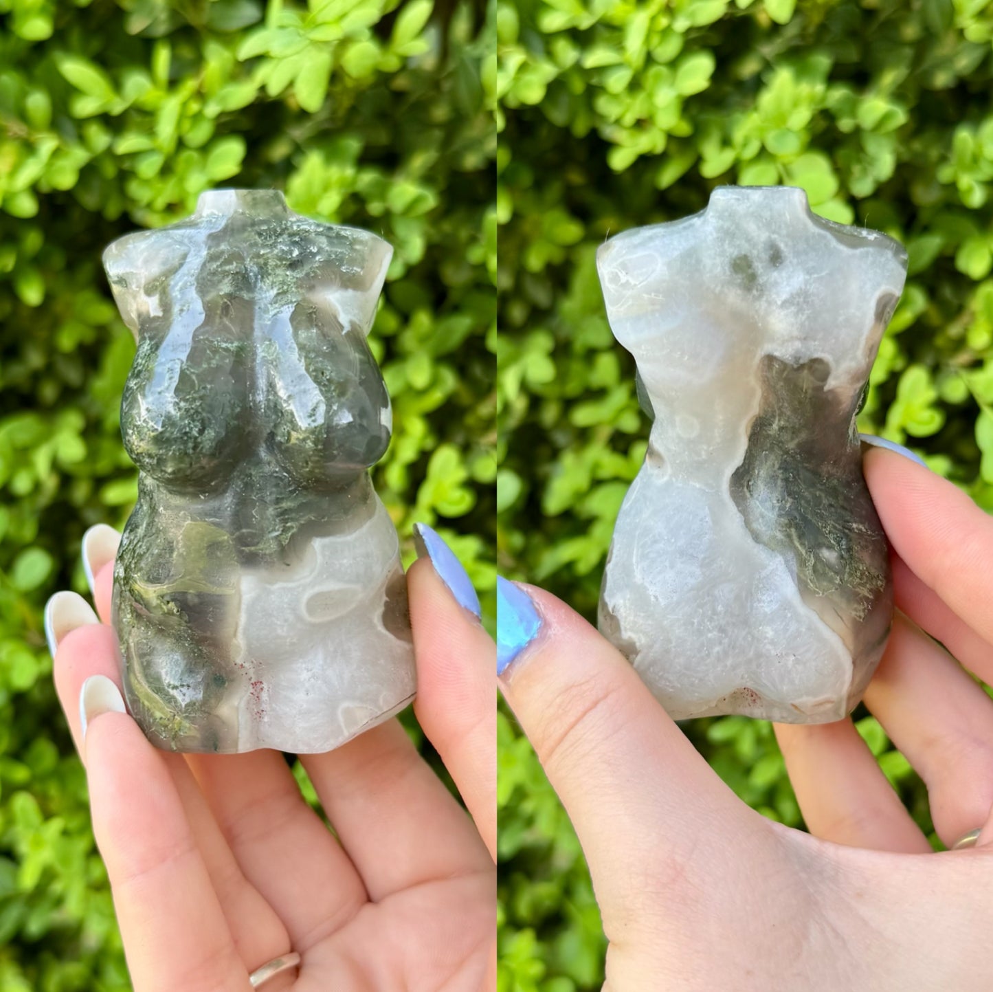 Crystal Goddess Body Carvings| Multiple Sizes| Choose Your Material