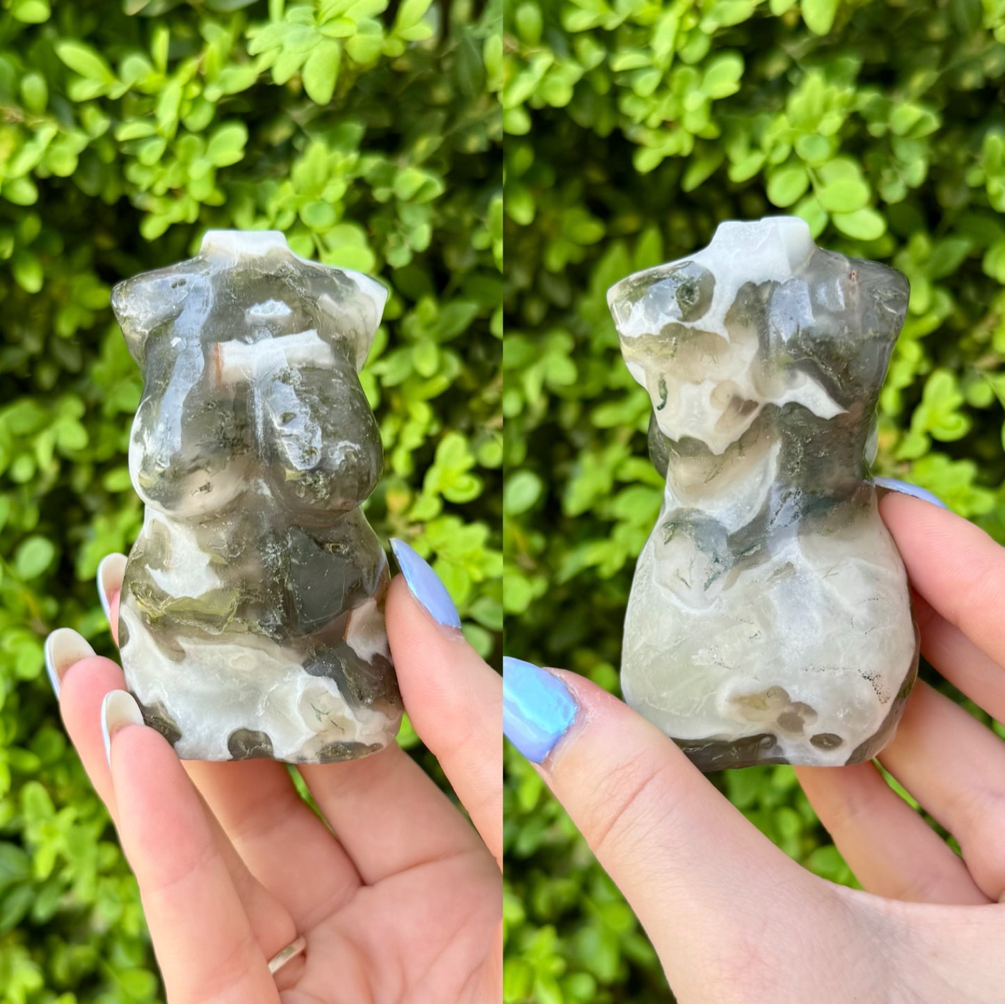 Crystal Goddess Body Carvings| Multiple Sizes| Choose Your Material