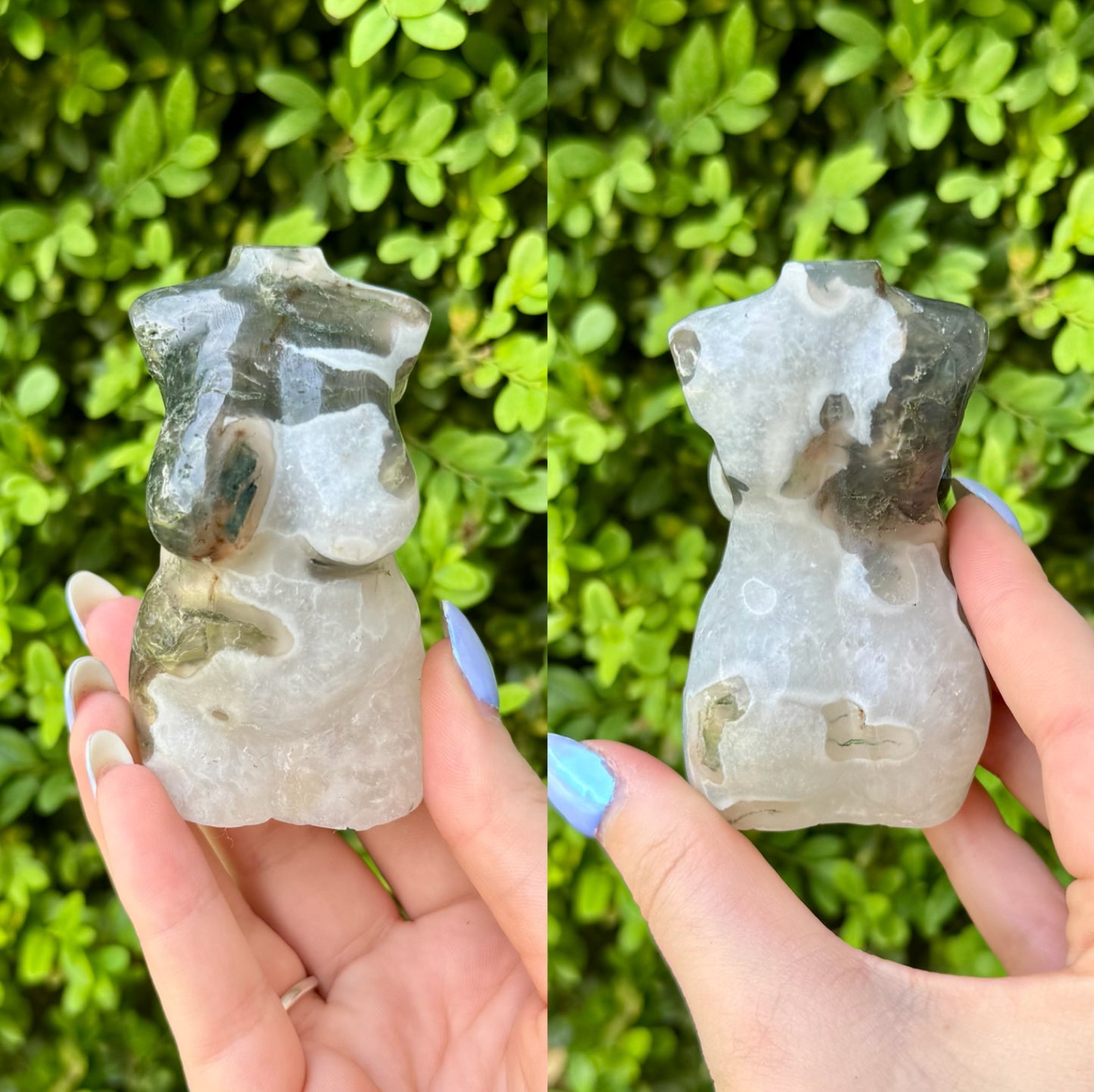 Crystal Goddess Body Carvings| Multiple Sizes| Choose Your Material