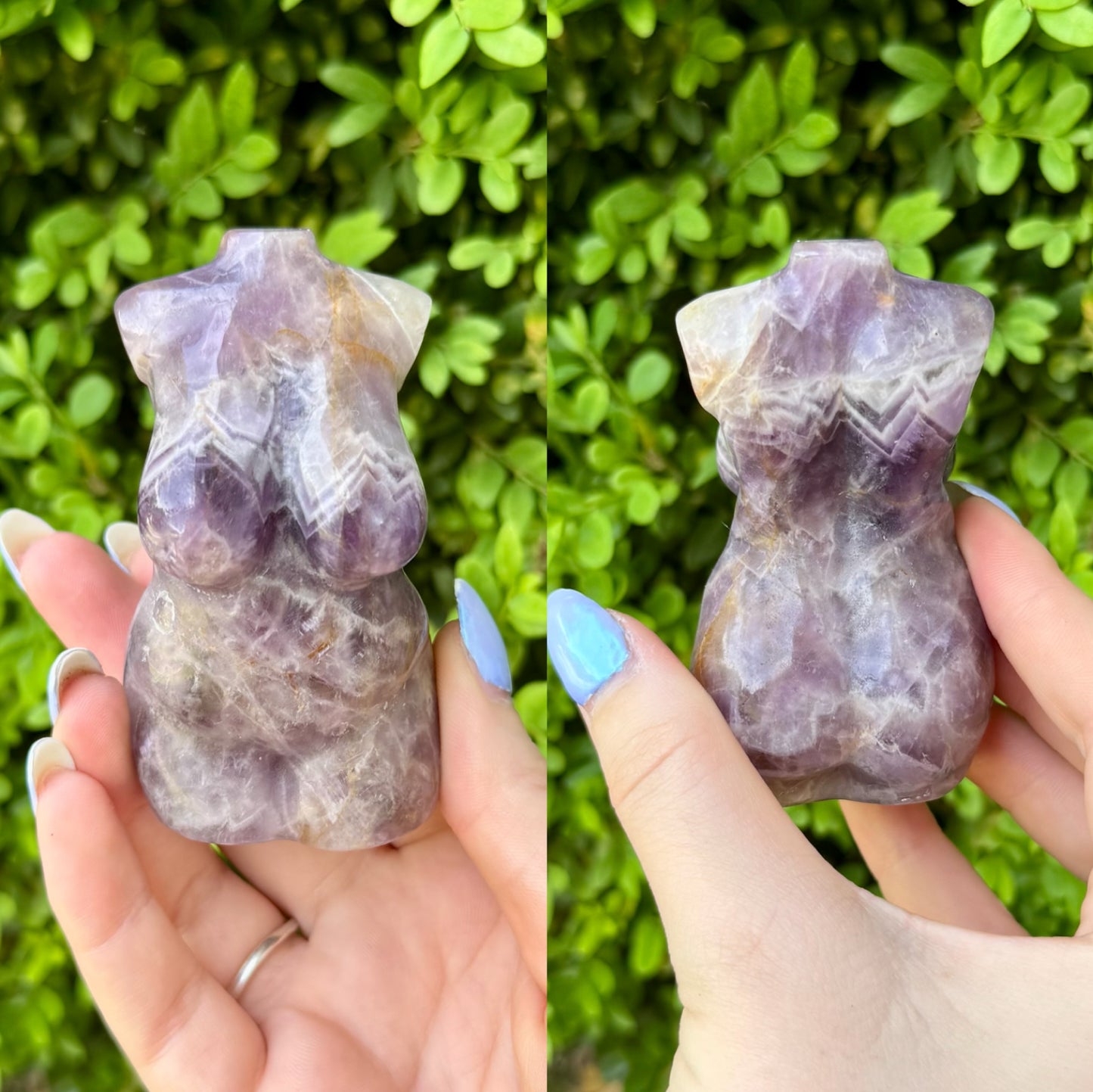 Crystal Goddess Body Carvings| Multiple Sizes| Choose Your Material