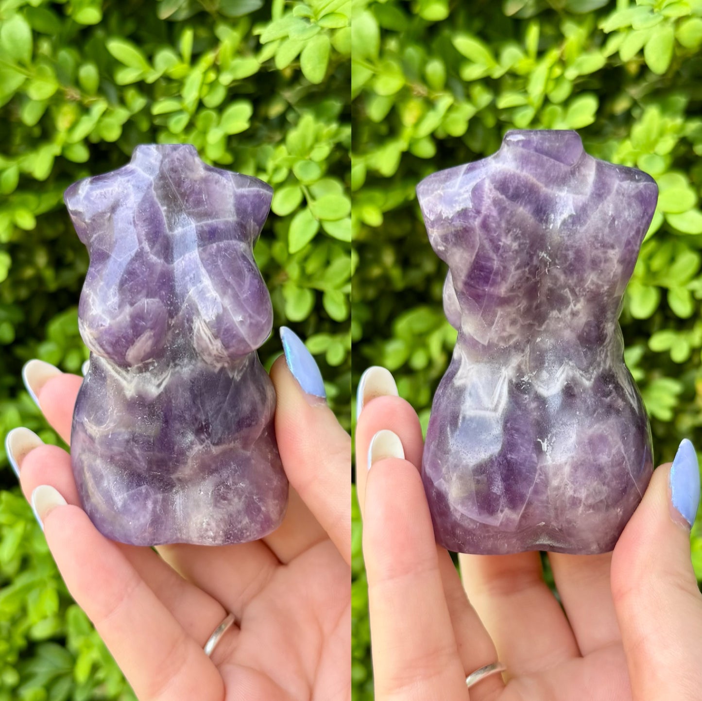 Crystal Goddess Body Carvings| Multiple Sizes| Choose Your Material