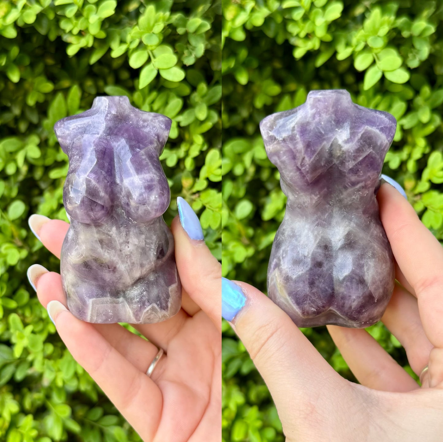 Crystal Goddess Body Carvings| Multiple Sizes| Choose Your Material
