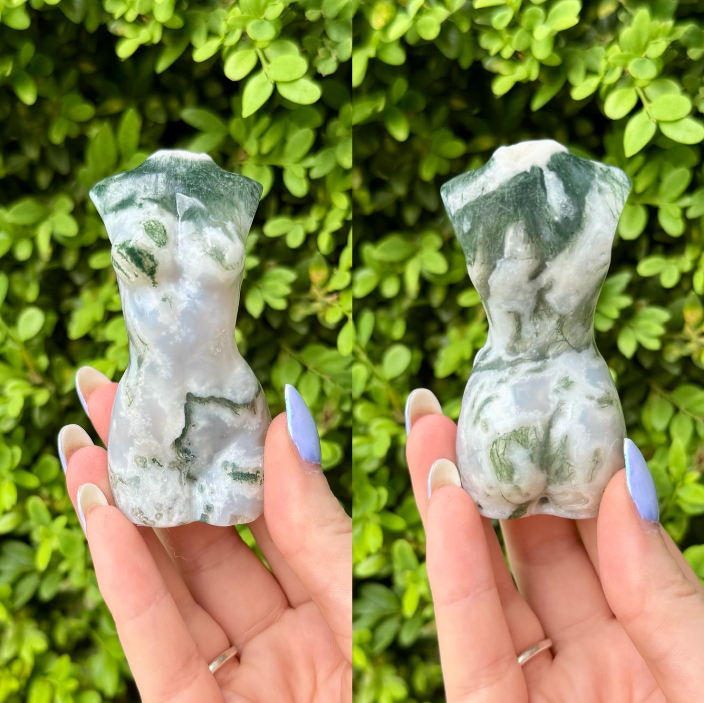 Crystal Goddess Body Carvings| Multiple Sizes| Choose Your Material