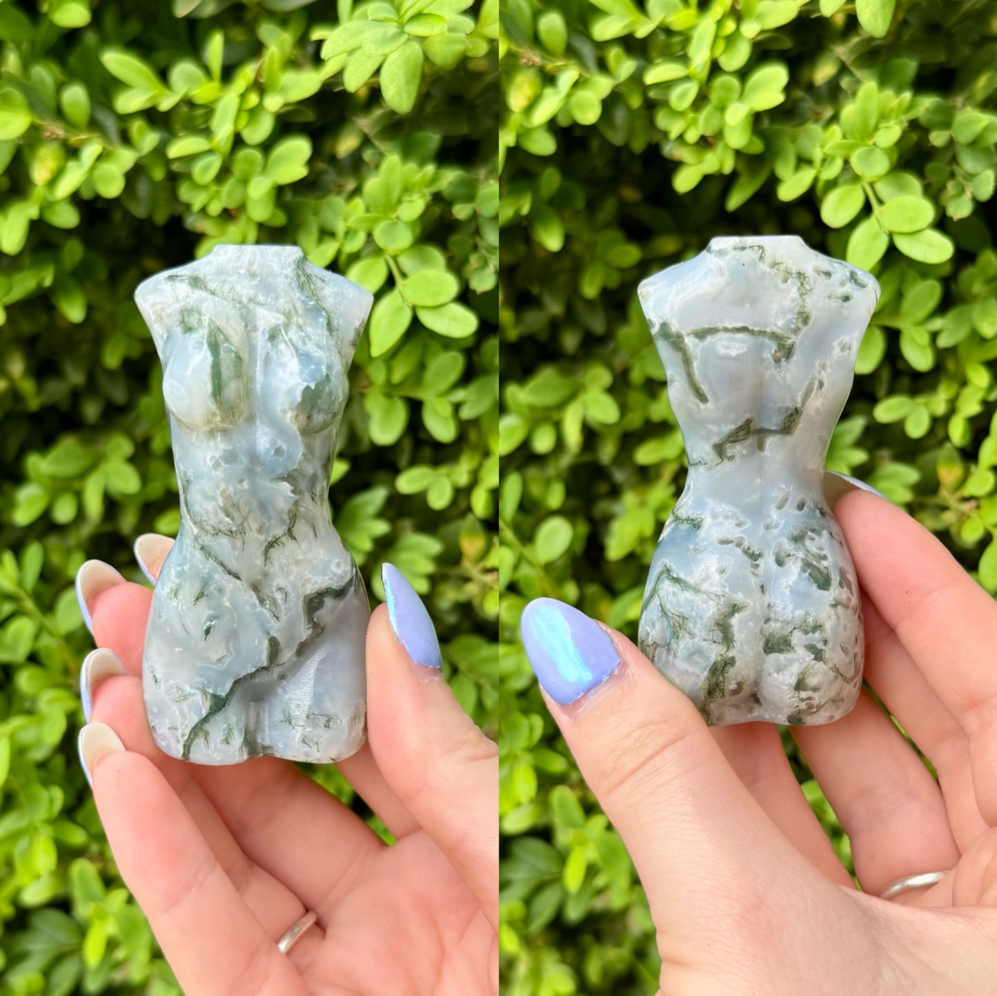 Crystal Goddess Body Carvings| Multiple Sizes| Choose Your Material