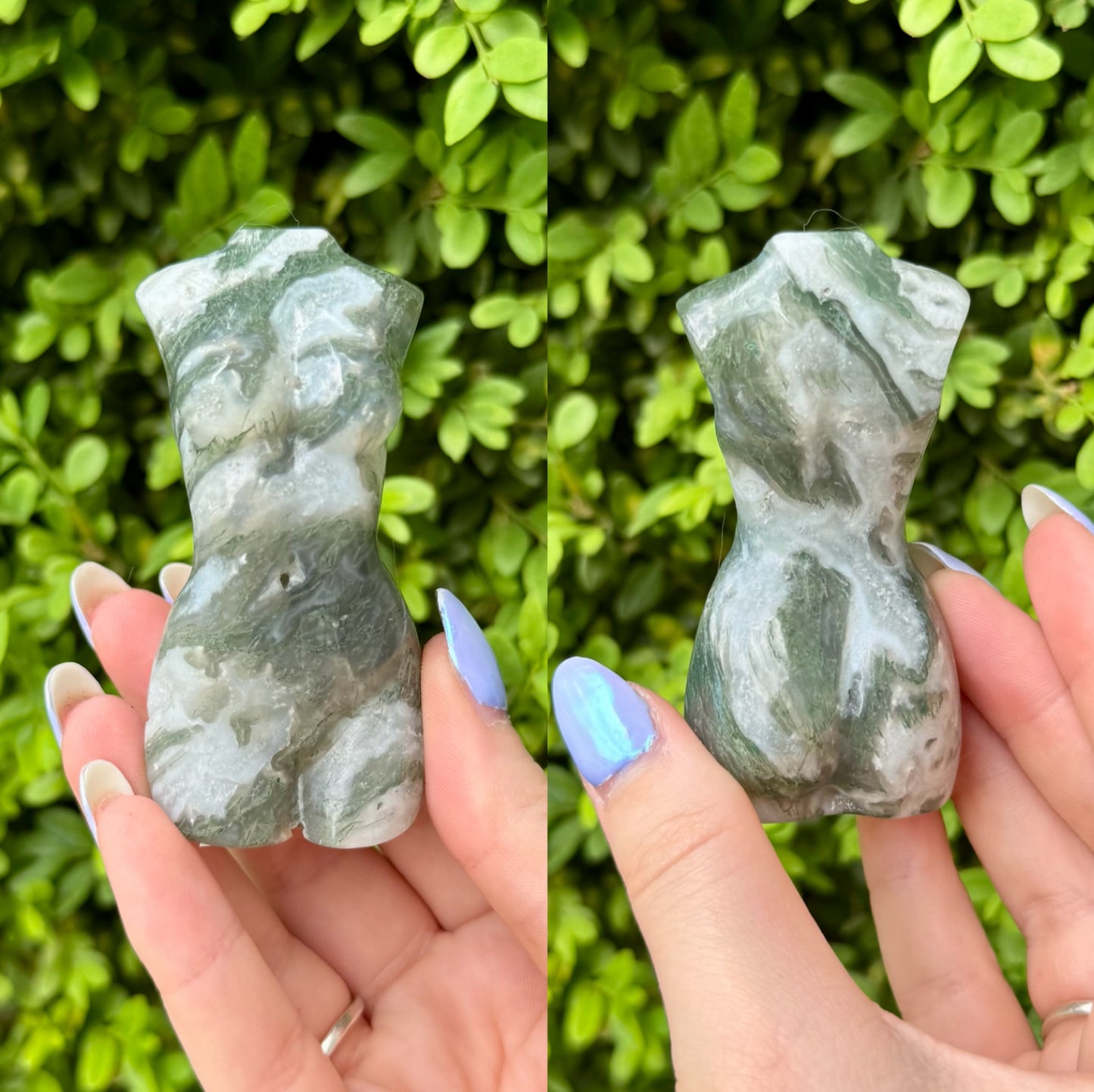 Crystal Goddess Body Carvings| Multiple Sizes| Choose Your Material