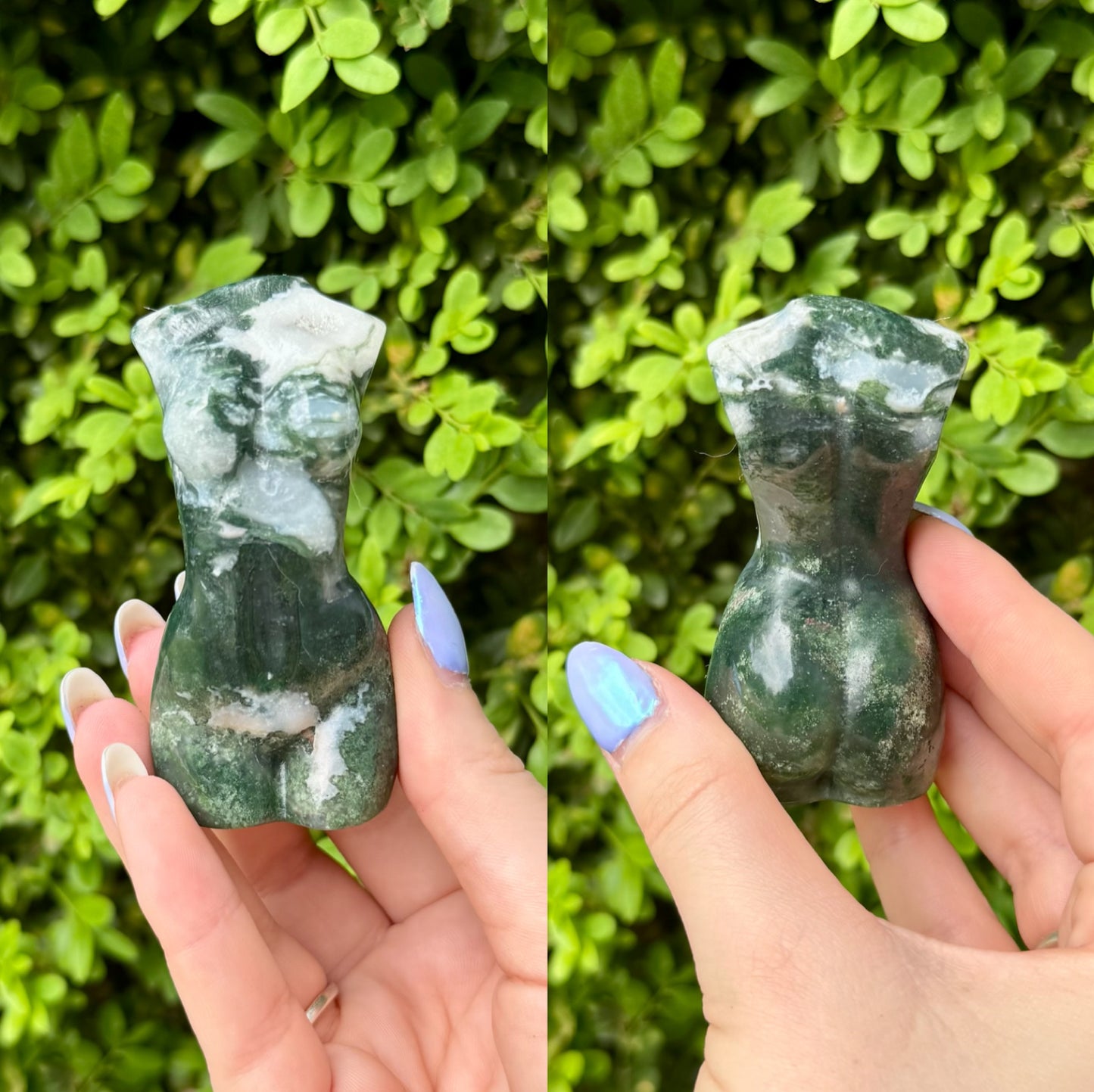 Crystal Goddess Body Carvings| Multiple Sizes| Choose Your Material