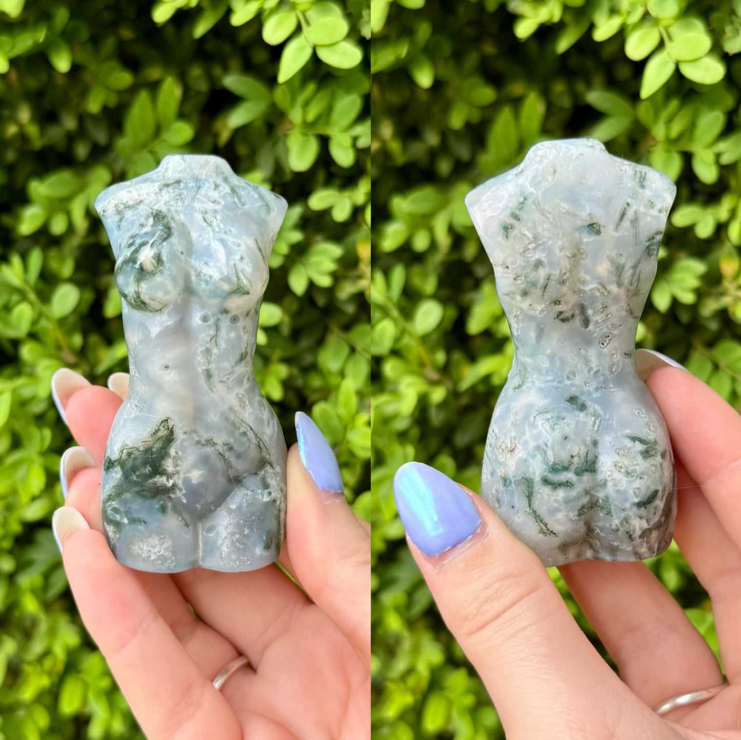 Crystal Goddess Body Carvings| Multiple Sizes| Choose Your Material