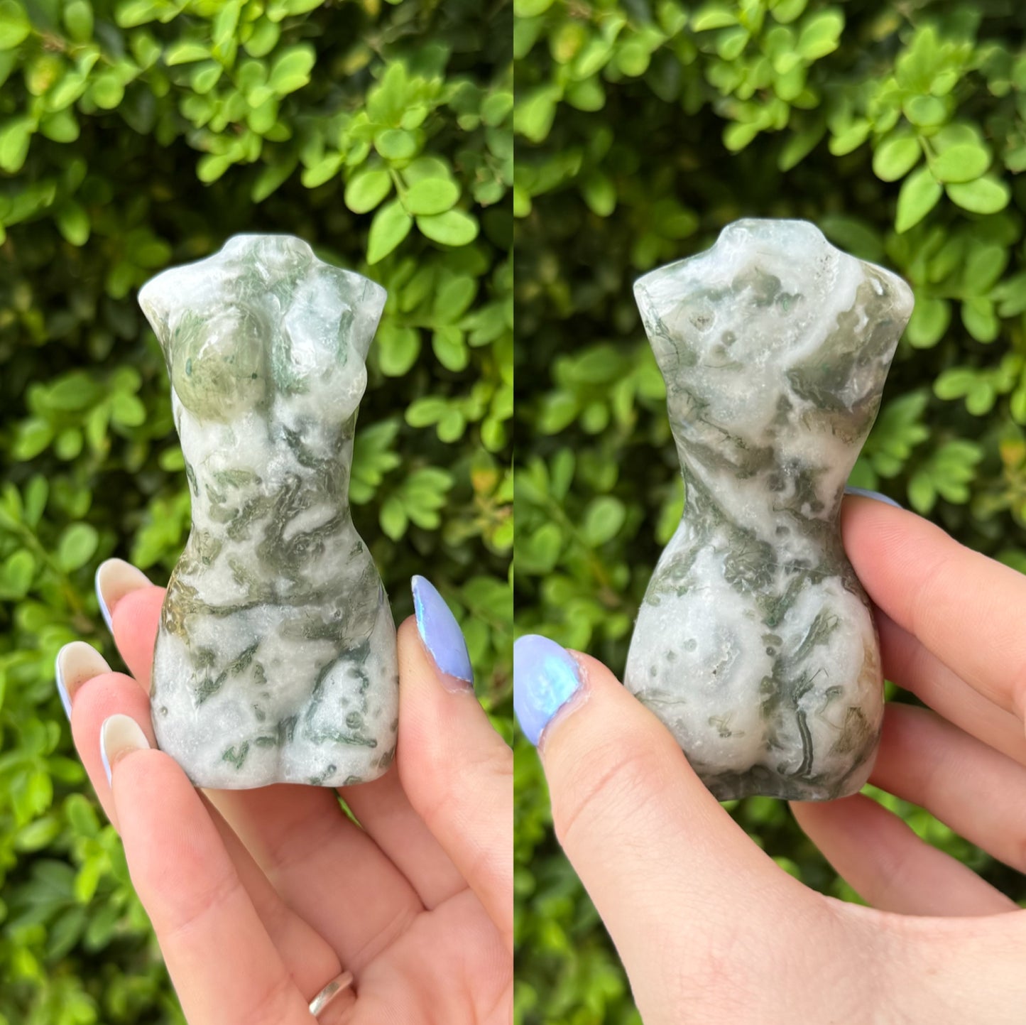 Crystal Goddess Body Carvings| Multiple Sizes| Choose Your Material