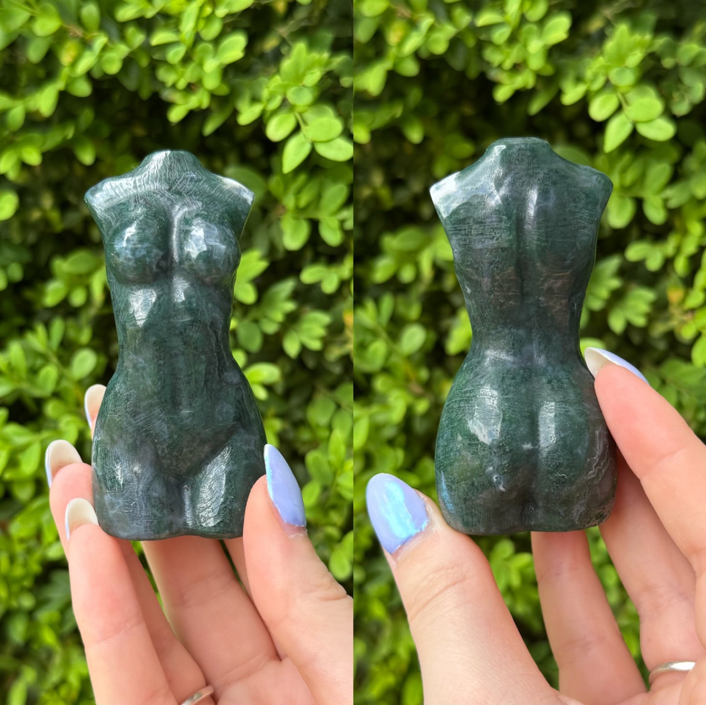 Crystal Goddess Body Carvings| Multiple Sizes| Choose Your Material