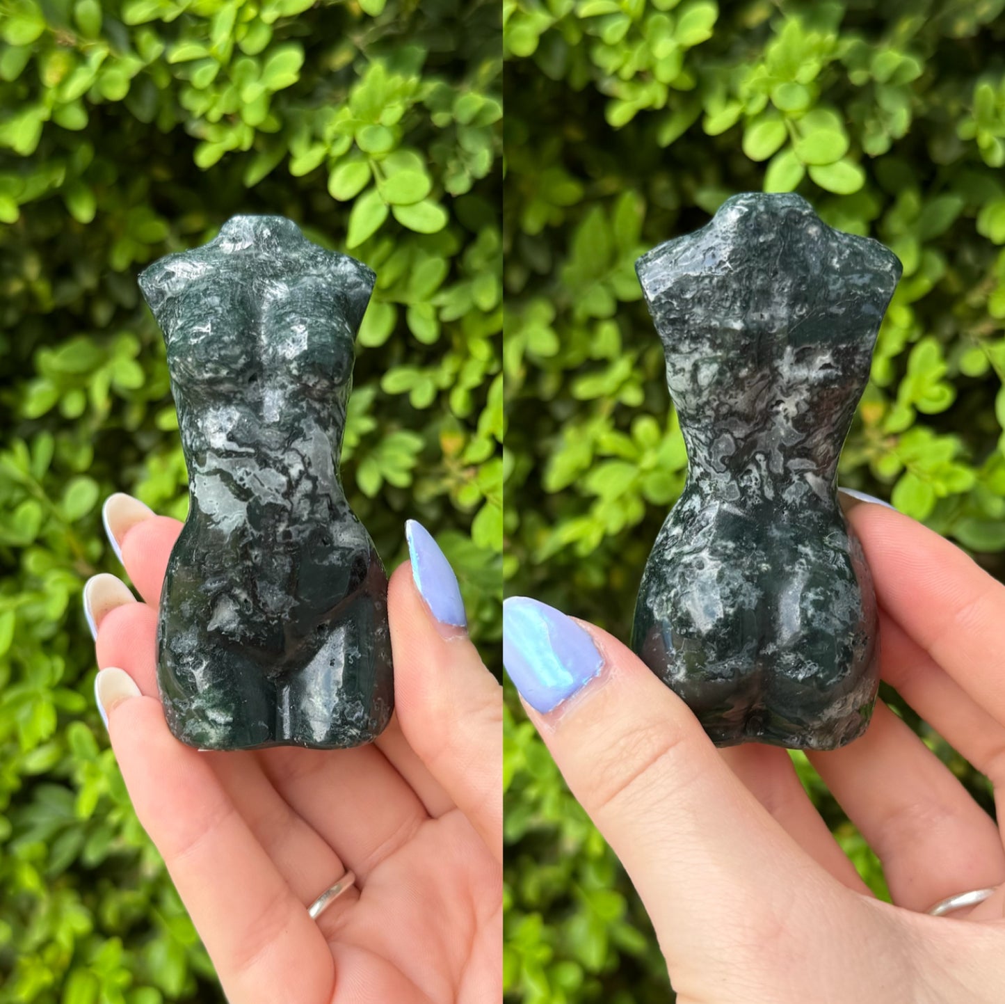 Crystal Goddess Body Carvings| Multiple Sizes| Choose Your Material