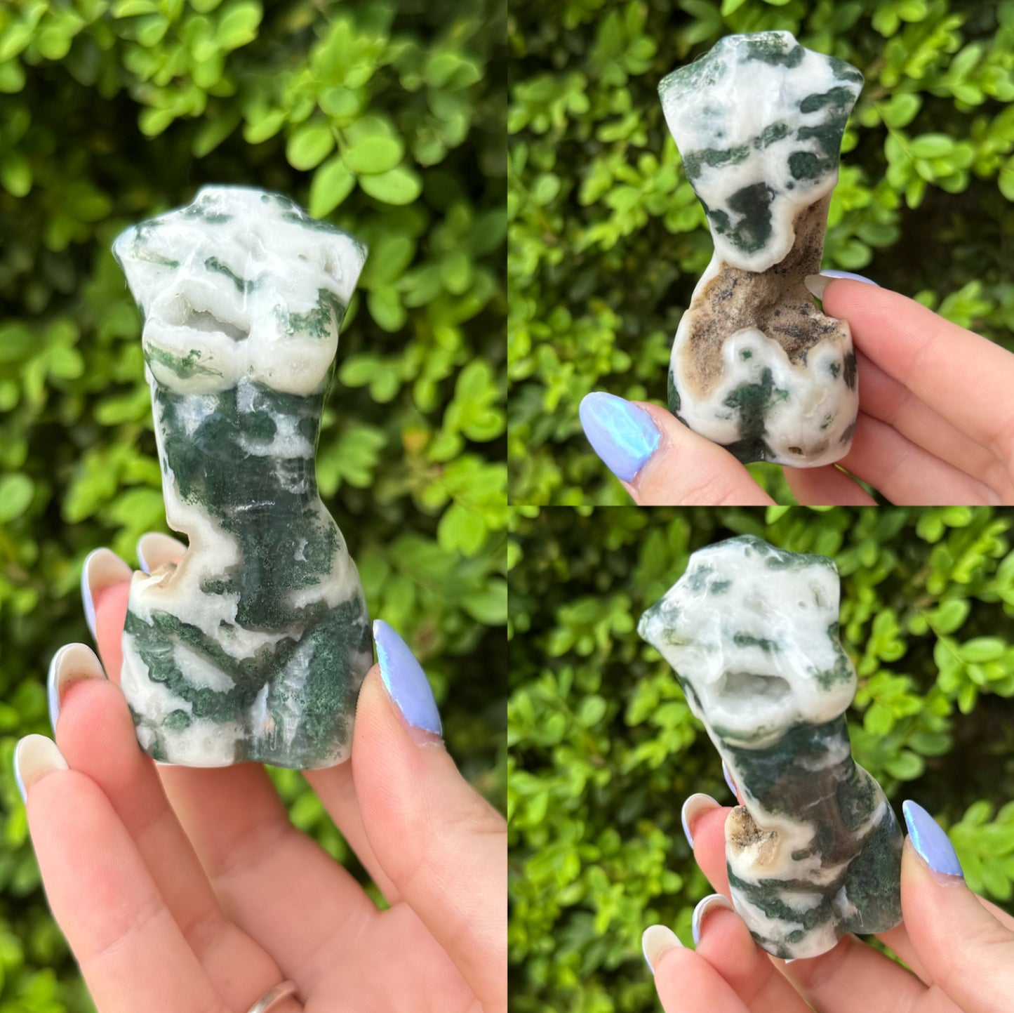 Crystal Goddess Body Carvings| Multiple Sizes| Choose Your Material