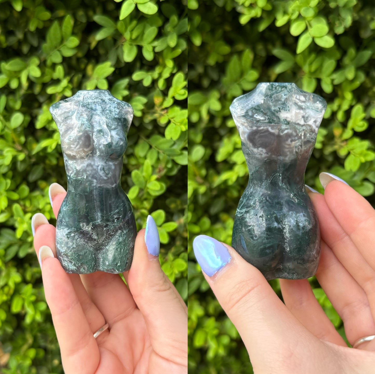Crystal Goddess Body Carvings| Multiple Sizes| Choose Your Material