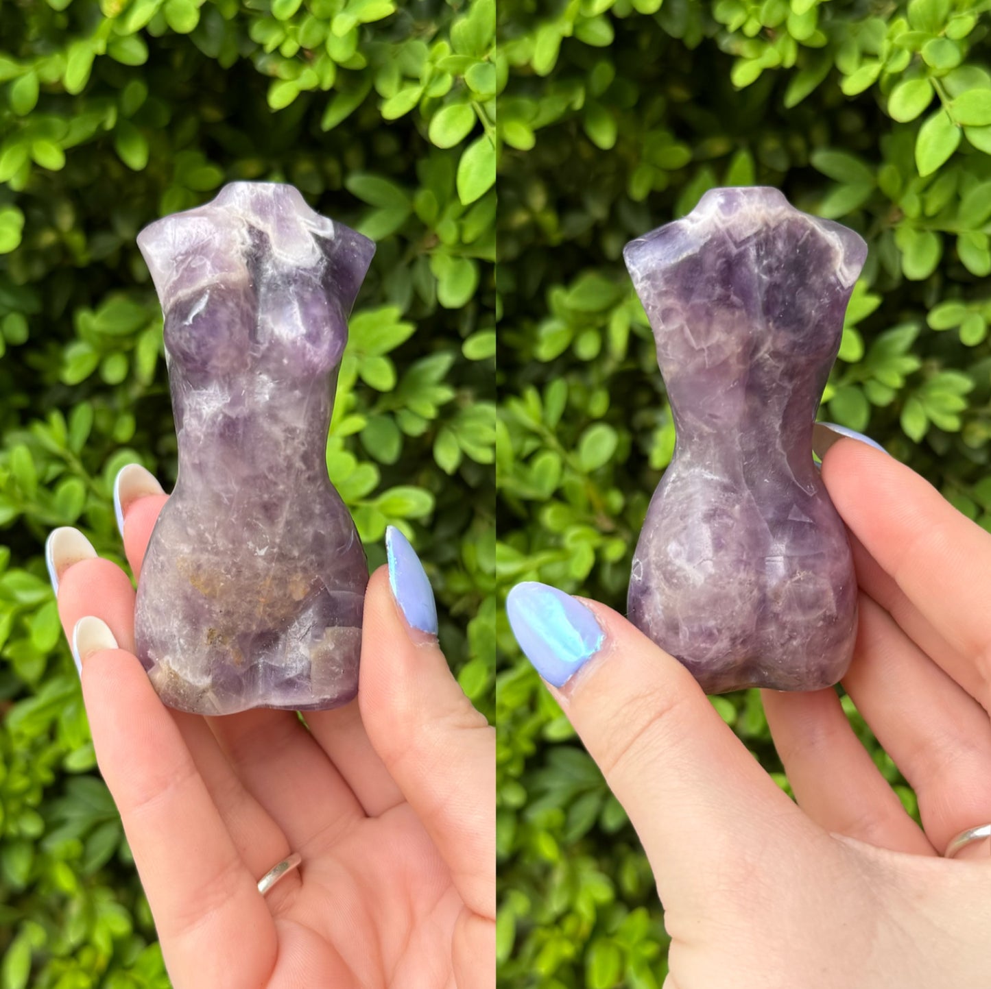 Crystal Goddess Body Carvings| Multiple Sizes| Choose Your Material