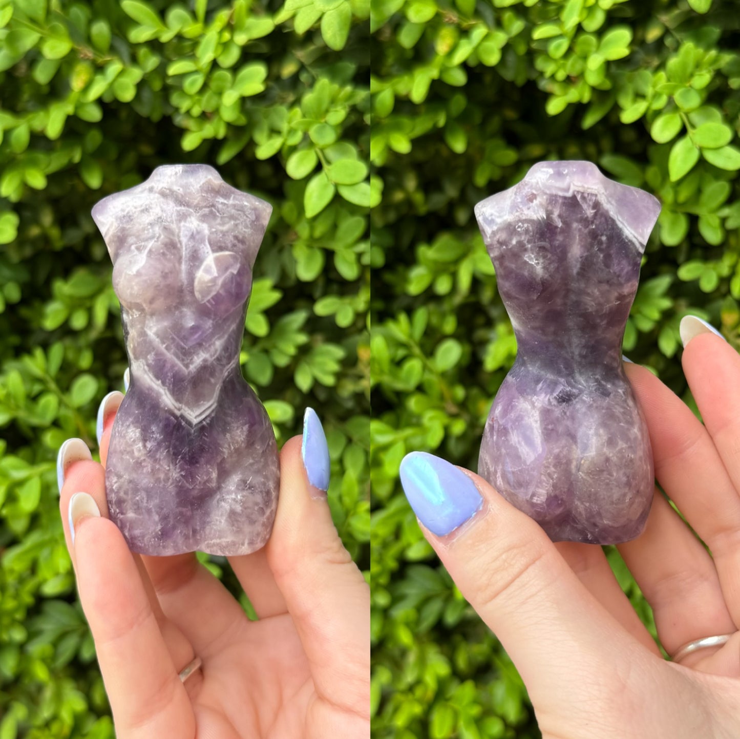 Crystal Goddess Body Carvings| Multiple Sizes| Choose Your Material