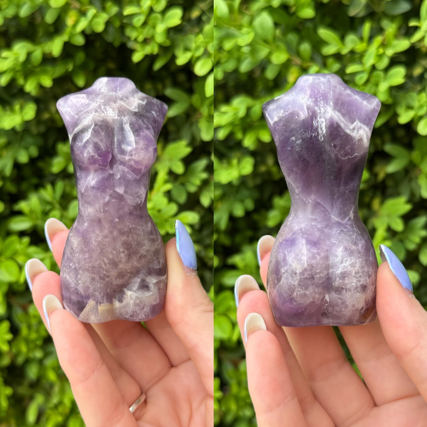 Crystal Goddess Body Carvings| Multiple Sizes| Choose Your Material