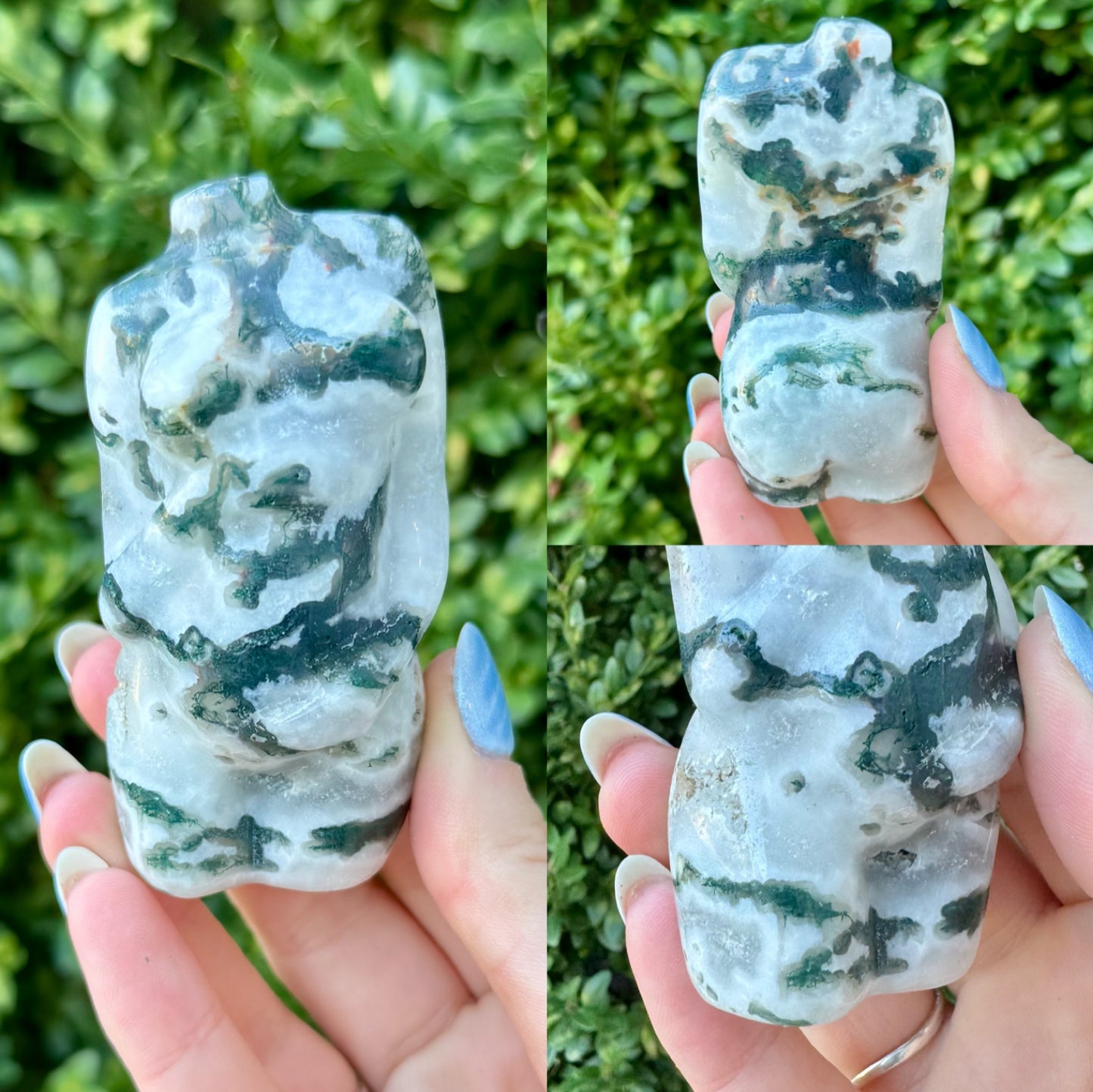 Crystal Goddess Body Carvings| Multiple Sizes| Choose Your Material