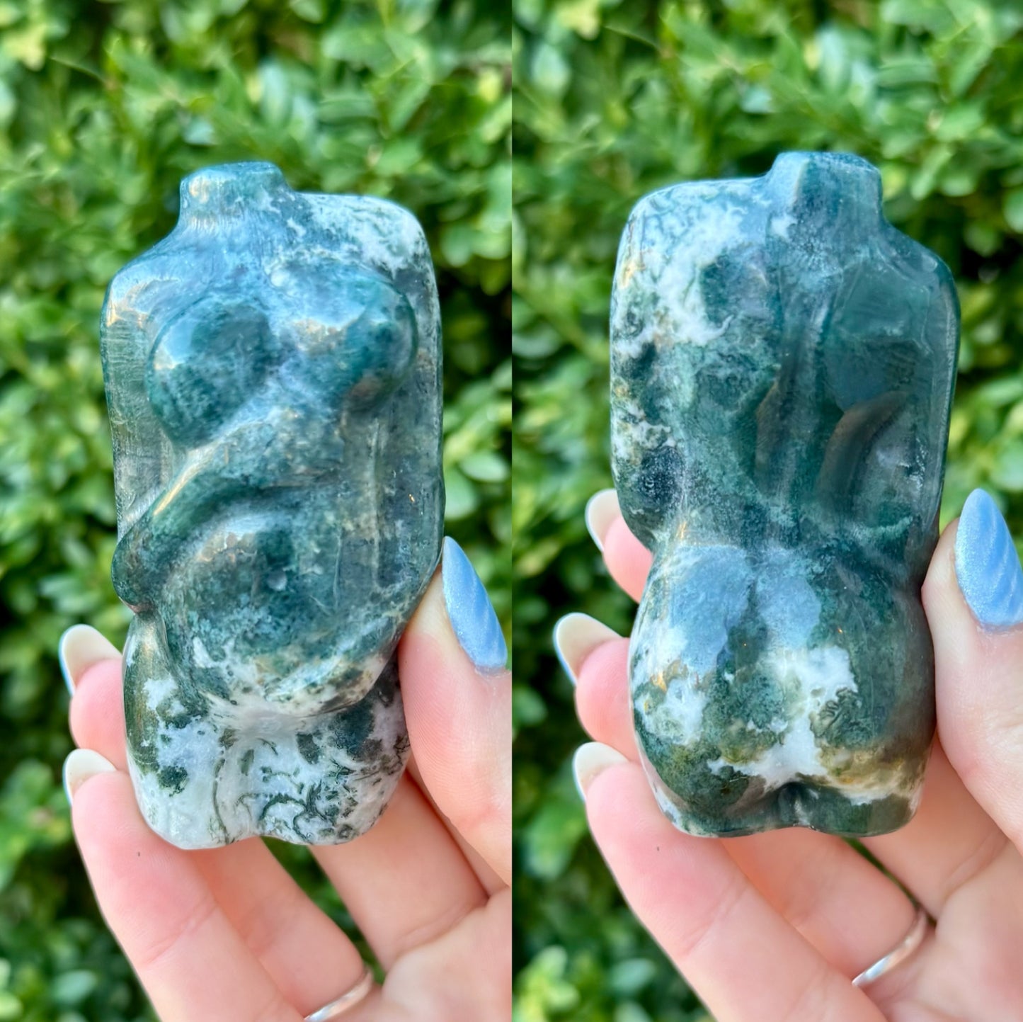 Crystal Goddess Body Carvings| Multiple Sizes| Choose Your Material