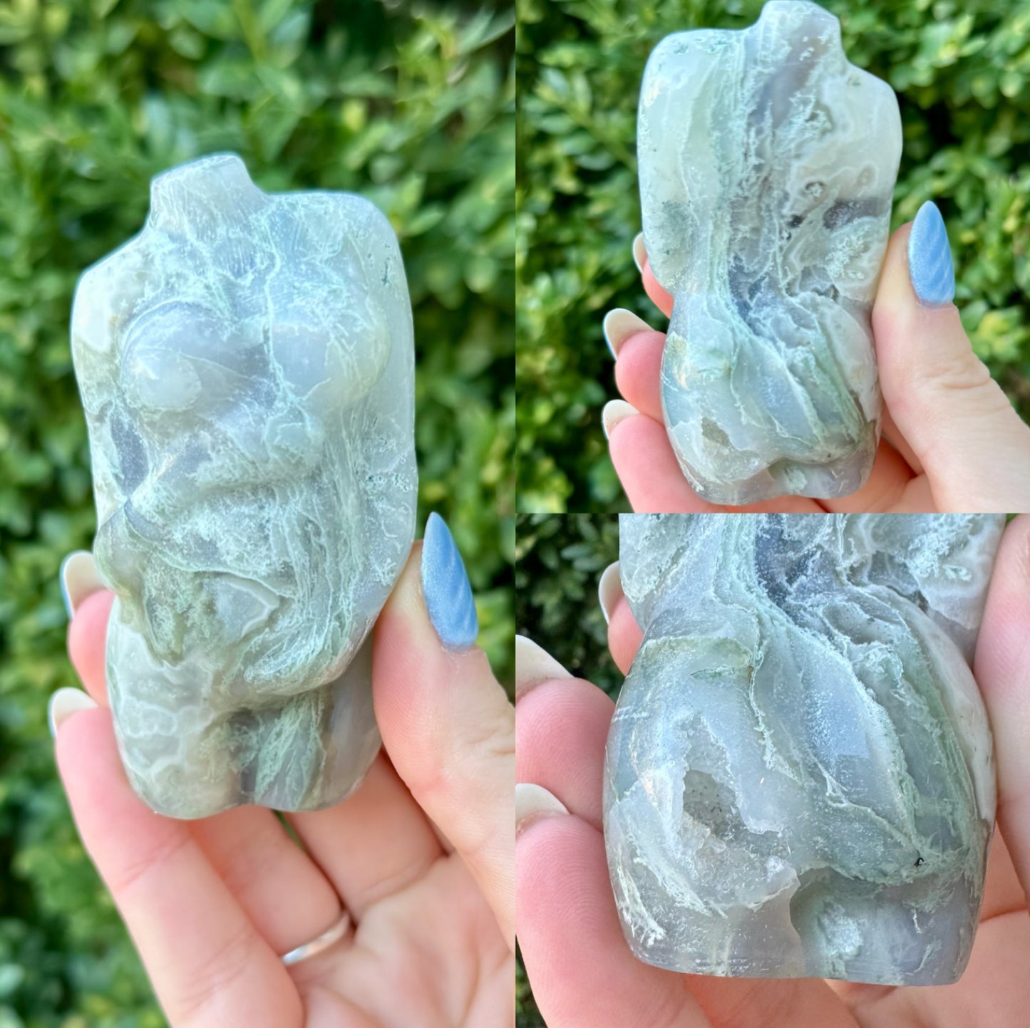 Crystal Goddess Body Carvings| Multiple Sizes| Choose Your Material