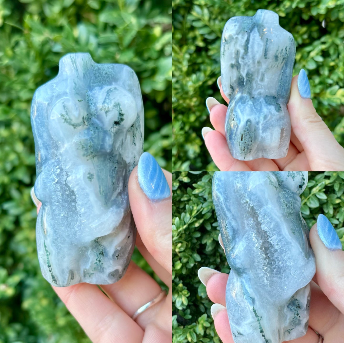 Crystal Goddess Body Carvings| Multiple Sizes| Choose Your Material
