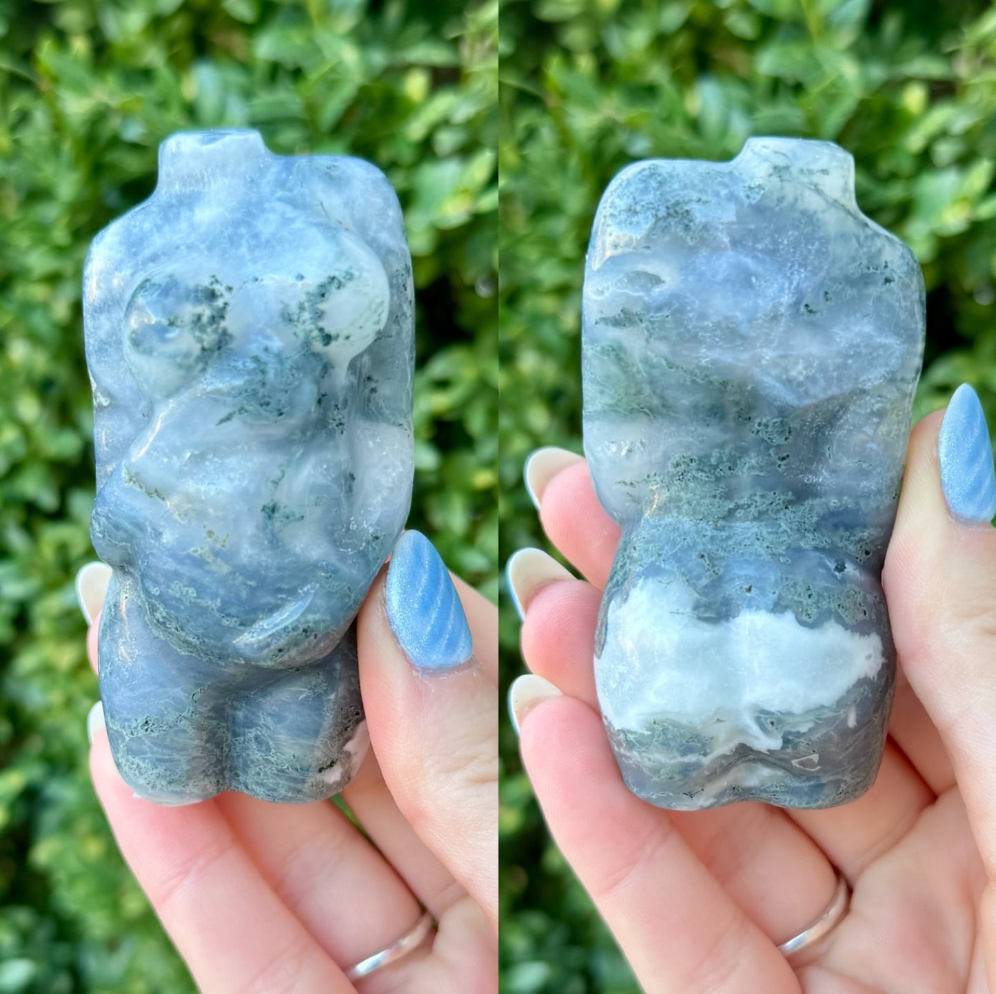 Crystal Goddess Body Carvings| Multiple Sizes| Choose Your Material