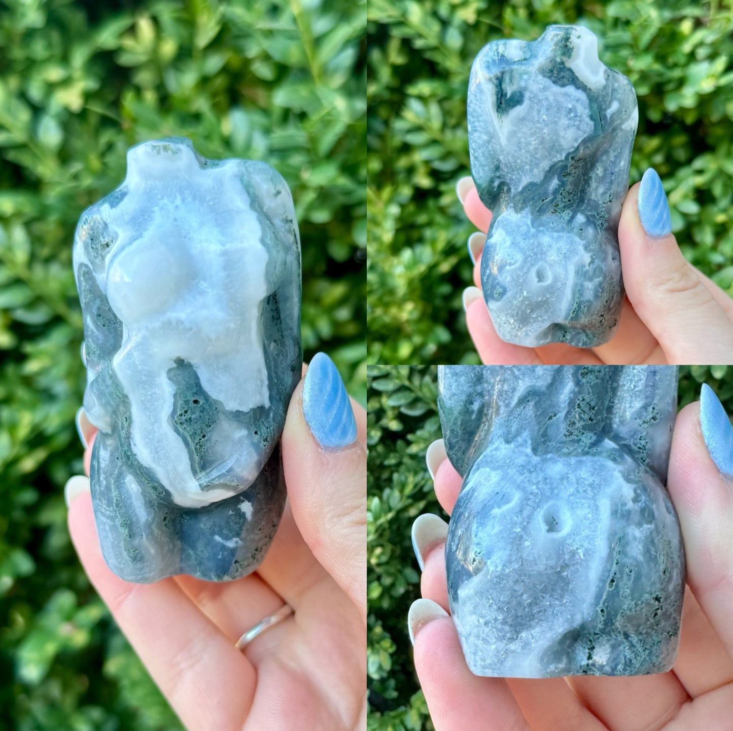 Crystal Goddess Body Carvings| Multiple Sizes| Choose Your Material