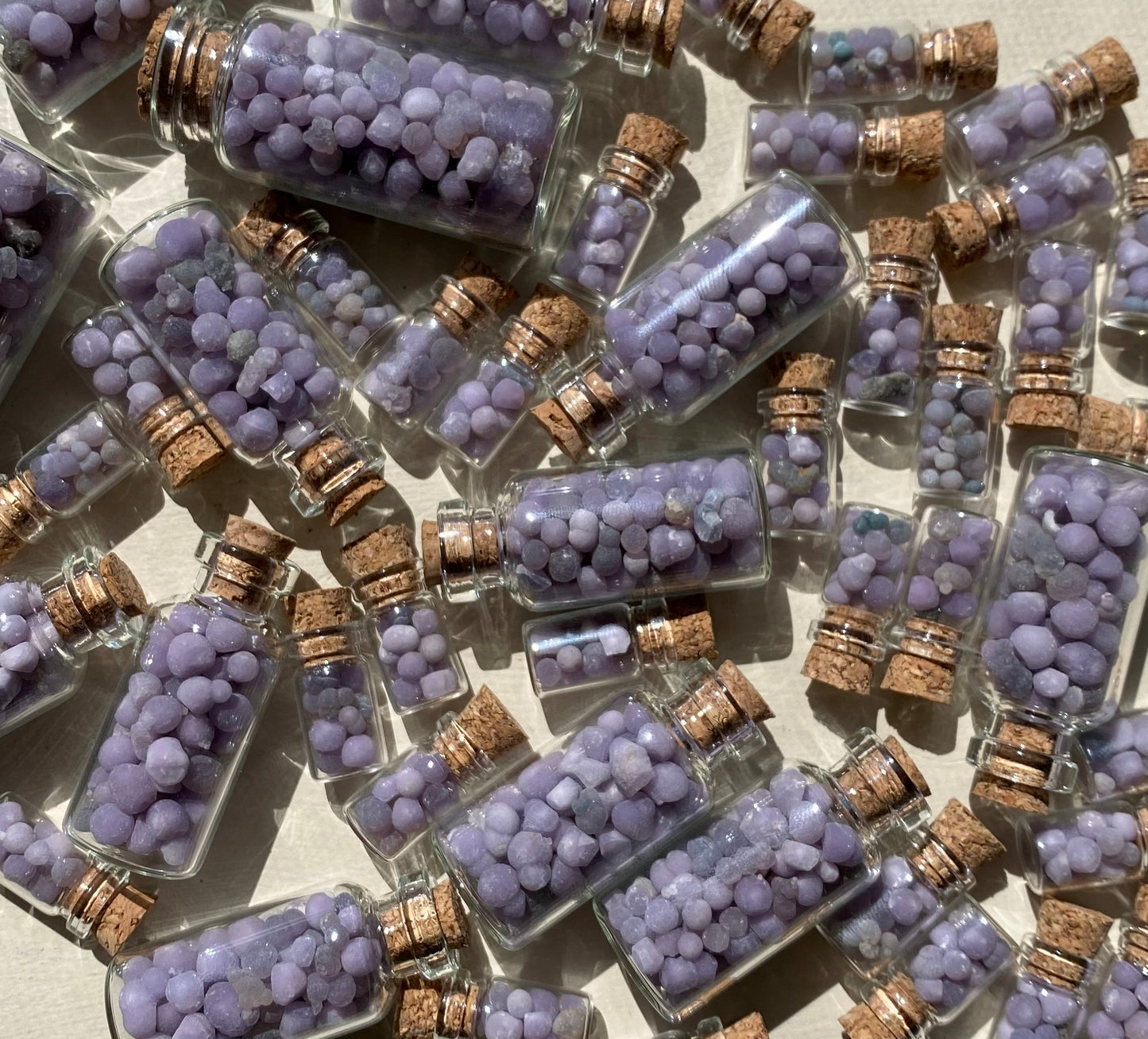 Grape Agate Bottles-Choose you Size| 1 Grape Agate Bottle