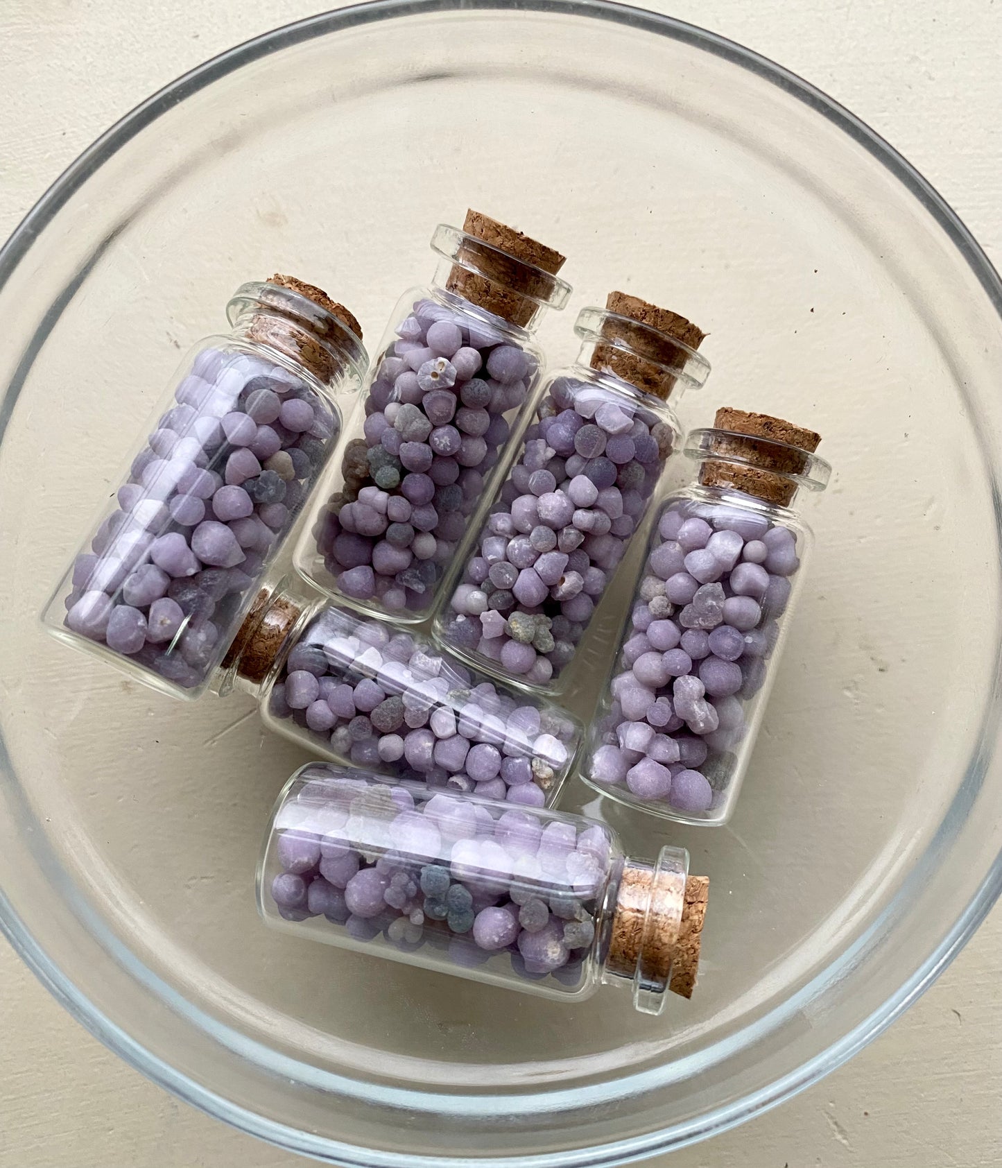 Grape Agate Bottles-Choose you Size| 1 Grape Agate Bottle