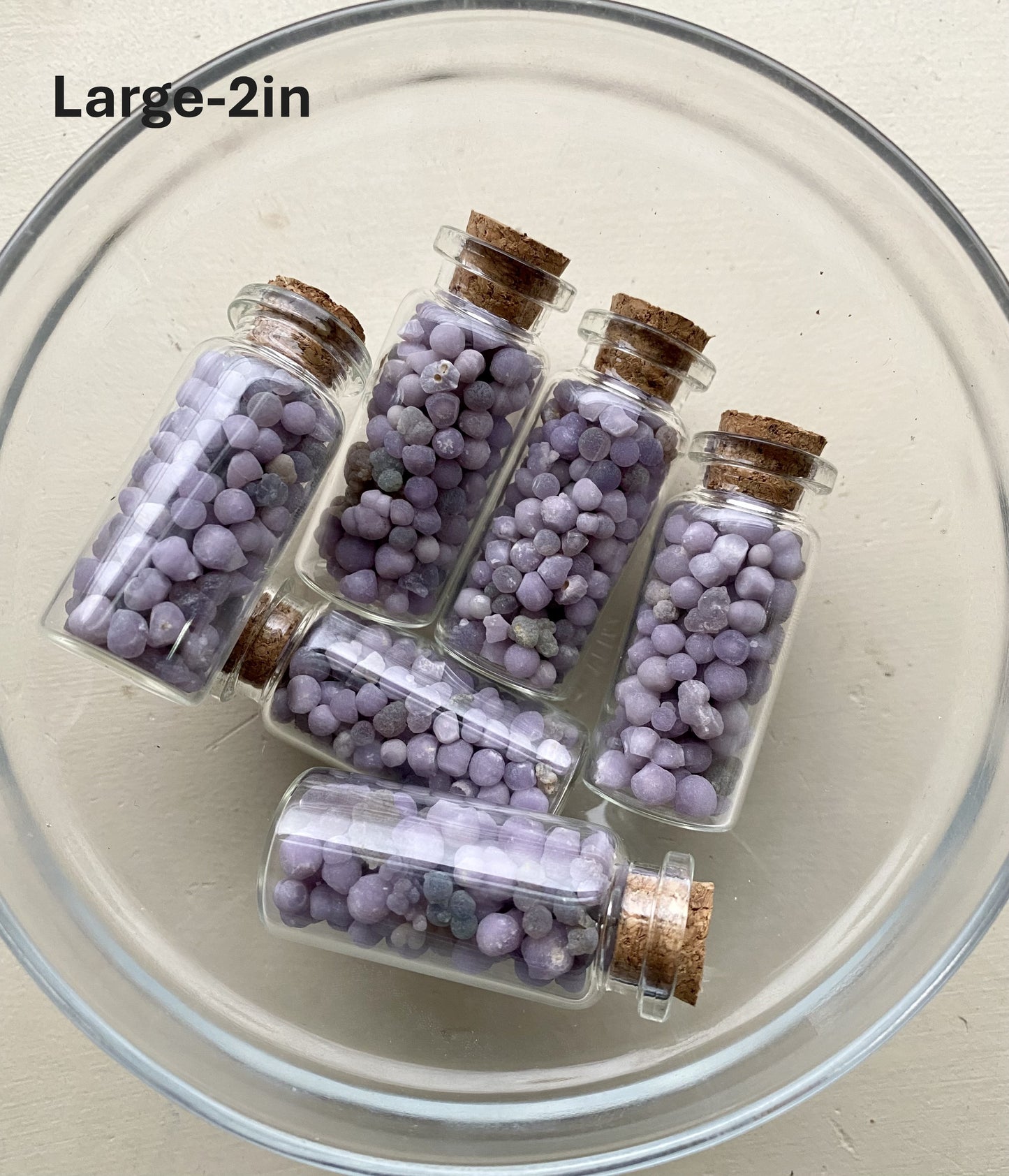 Grape Agate Bottles-Choose you Size| 1 Grape Agate Bottle