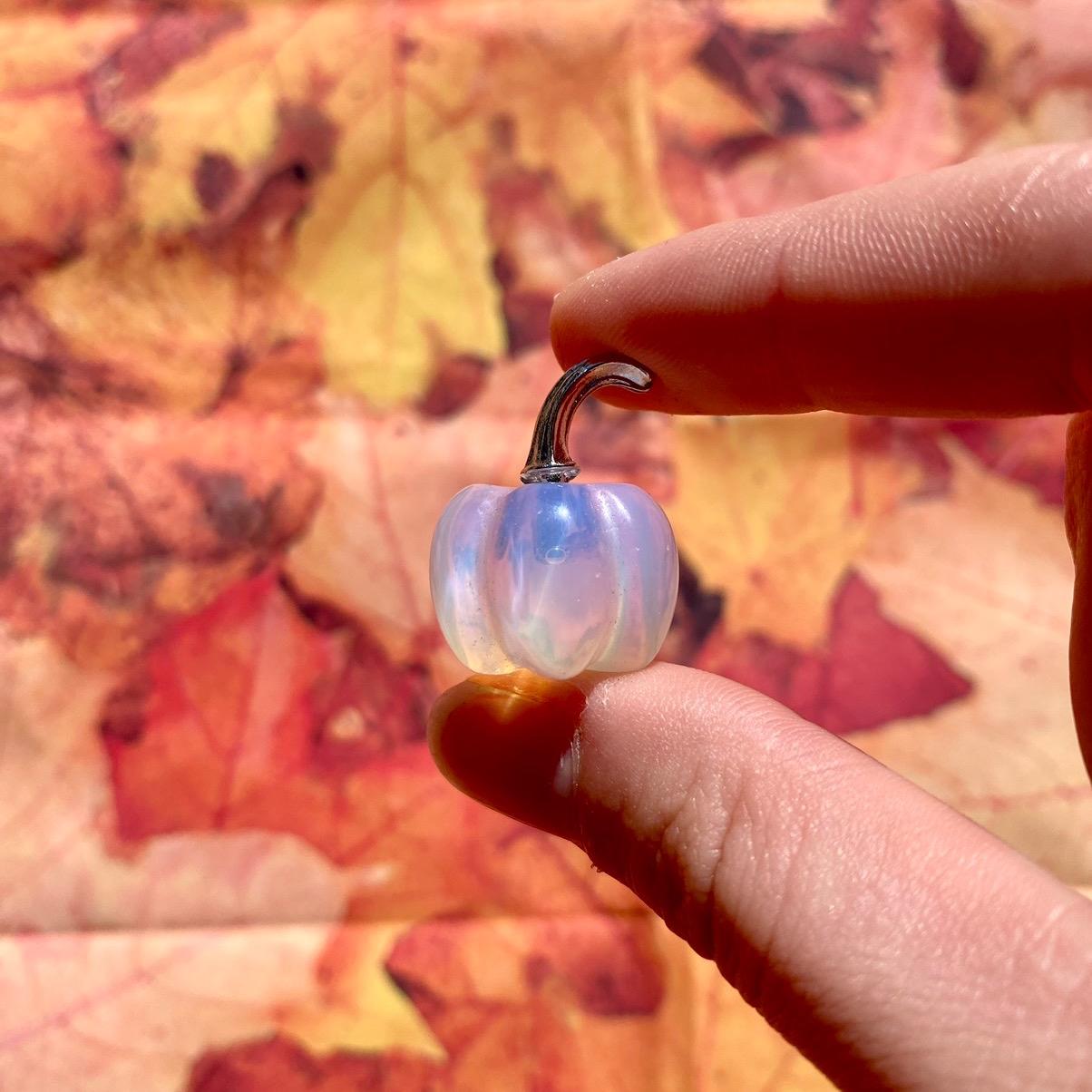 Mini Pumpkin Crystal Carvings