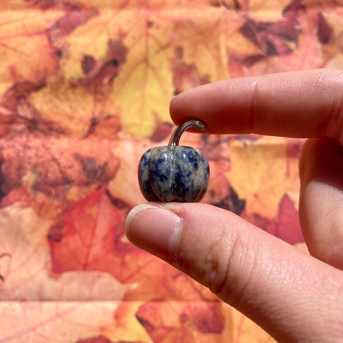 Mini Pumpkin Crystal Carvings